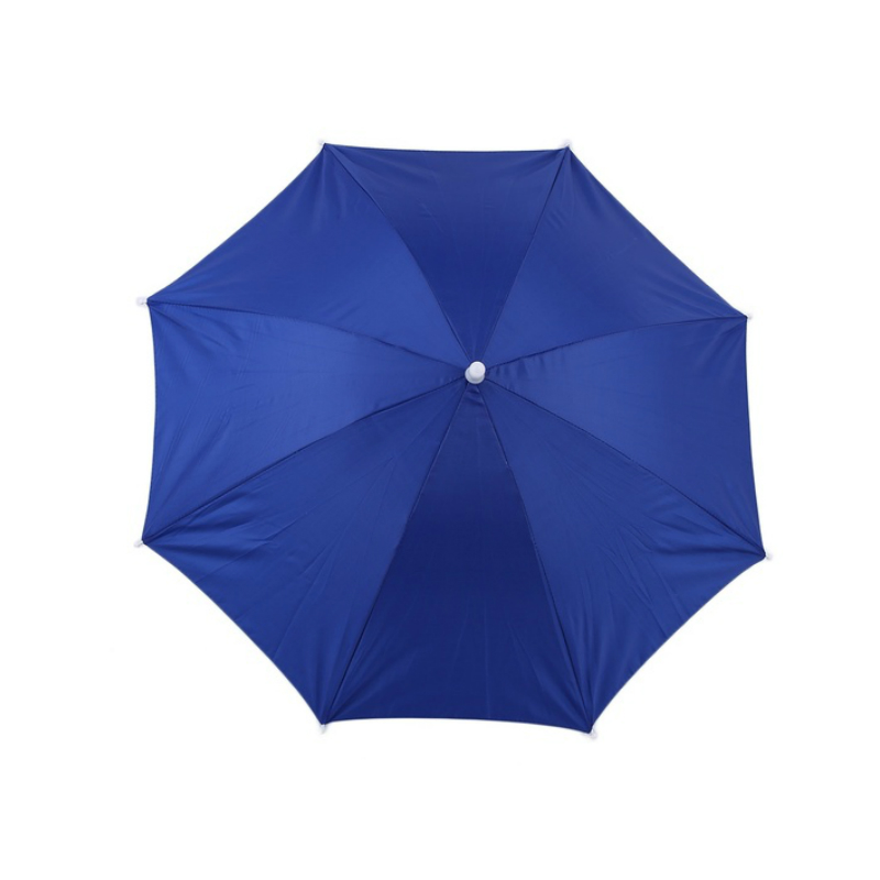 69cm Umbrella Hat Cap Folding Fishing Hiking Handsfree Umbrella 2