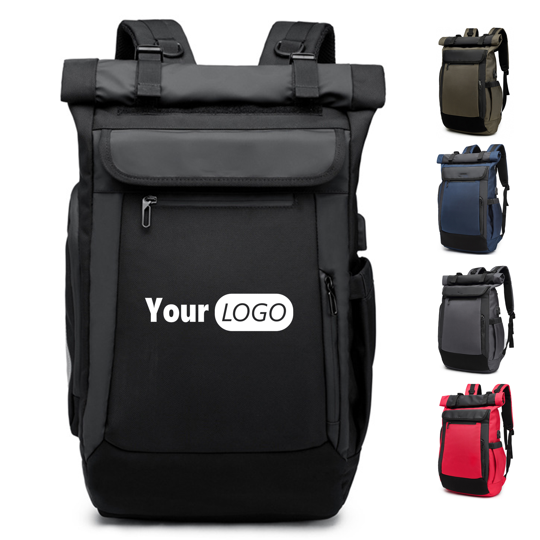 Oxford Business Backpack for Men Waterproof and Travel 9