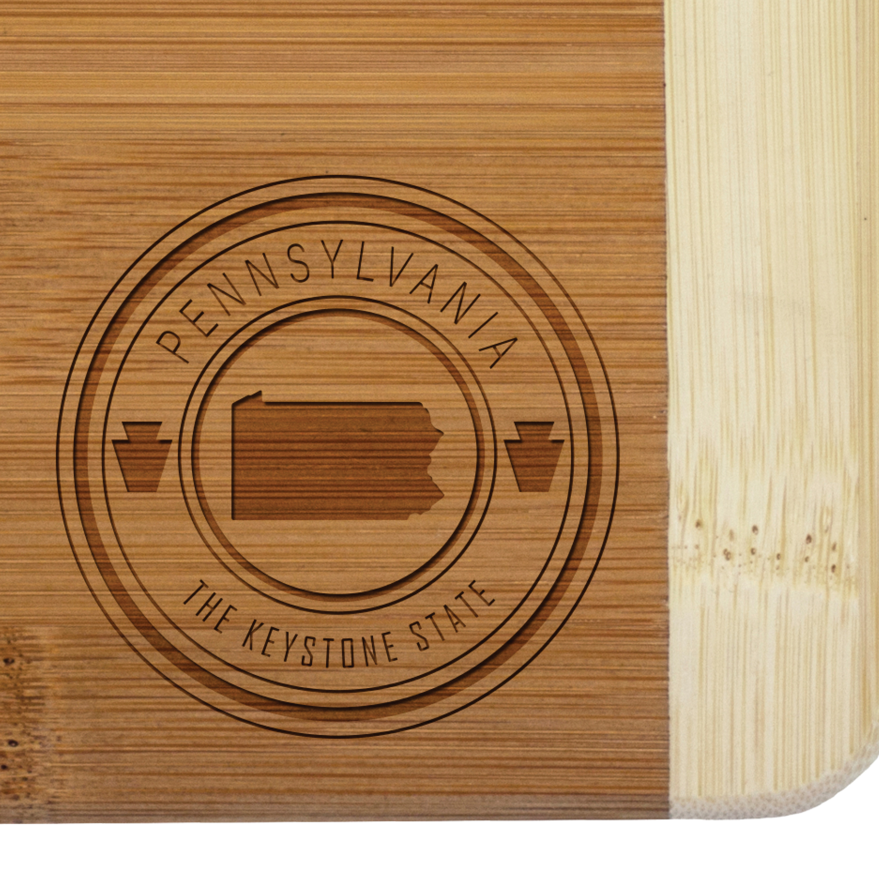 Pennsylvania State Stamp 2-Tone Bar Board 1