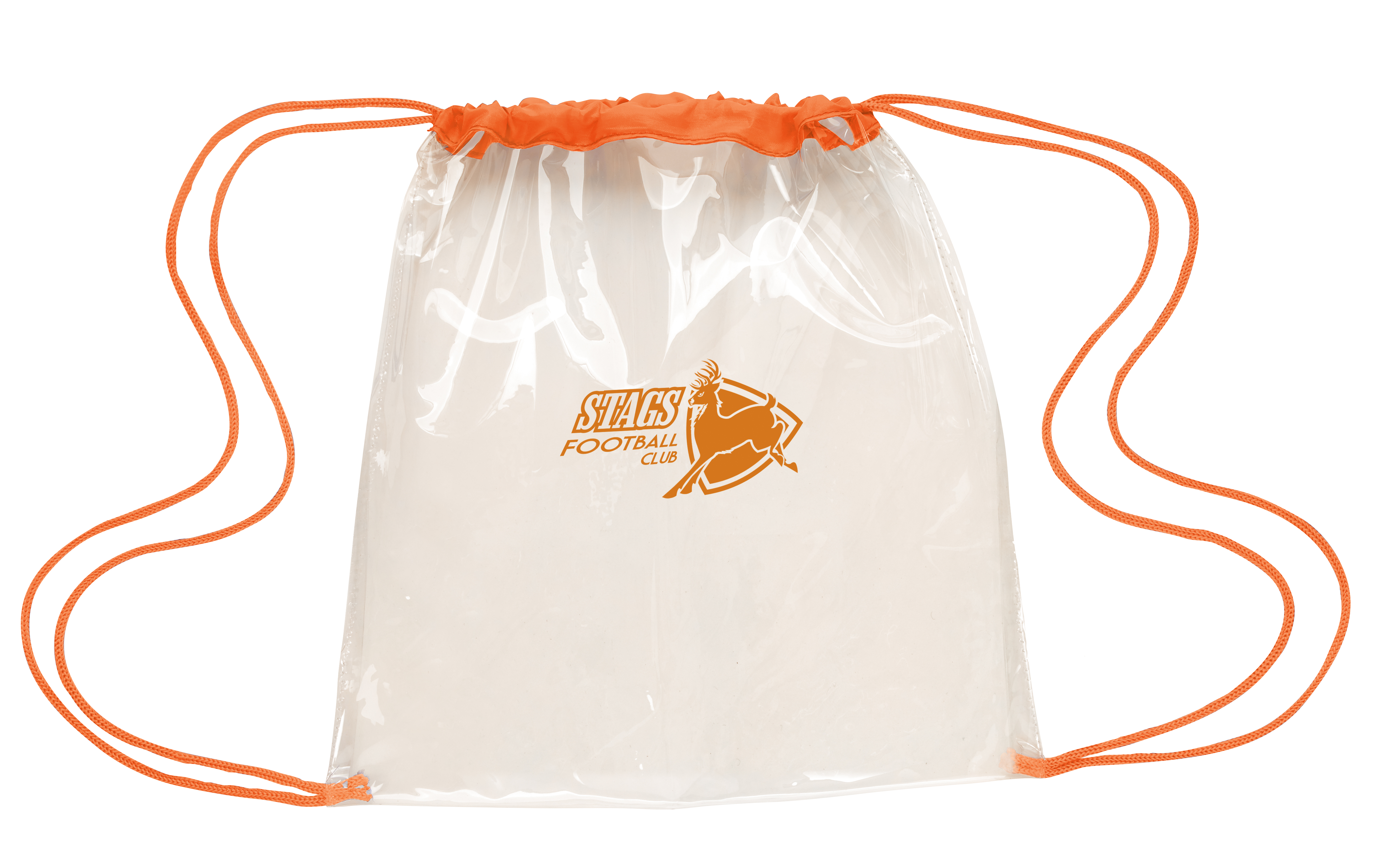 Good Value™ Clear Game Drawstring Backpack 17