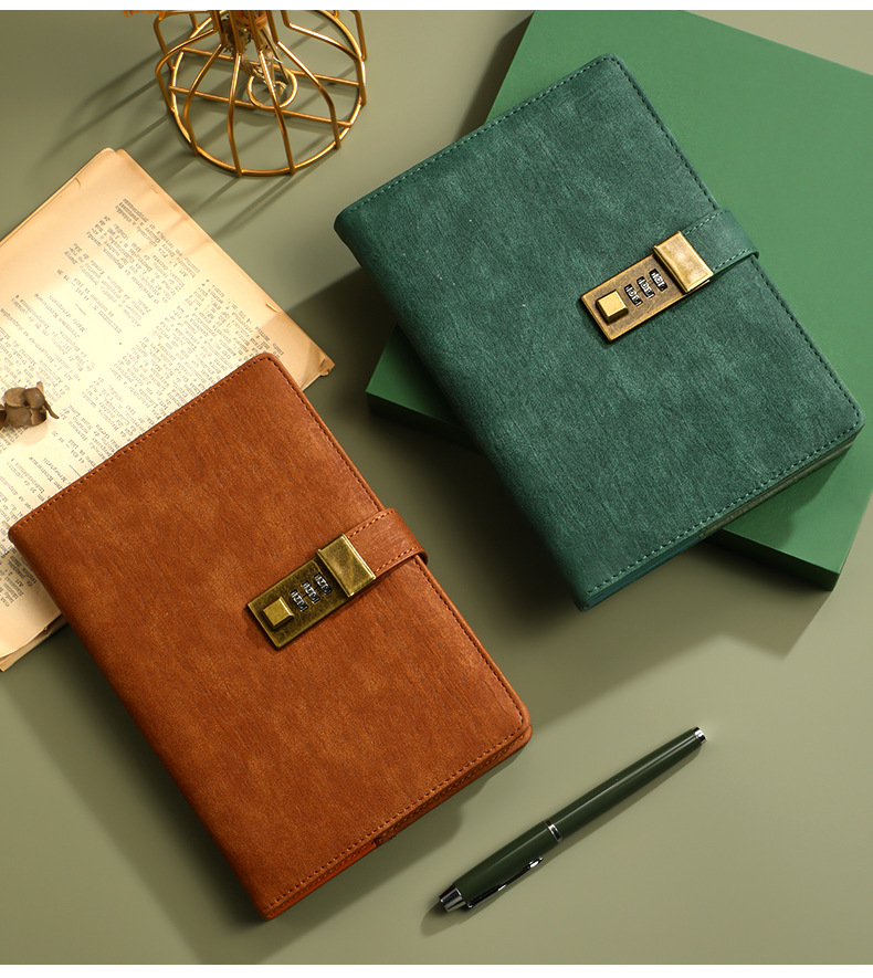 A5 PU Leather Journal with Lock 224Pages 9