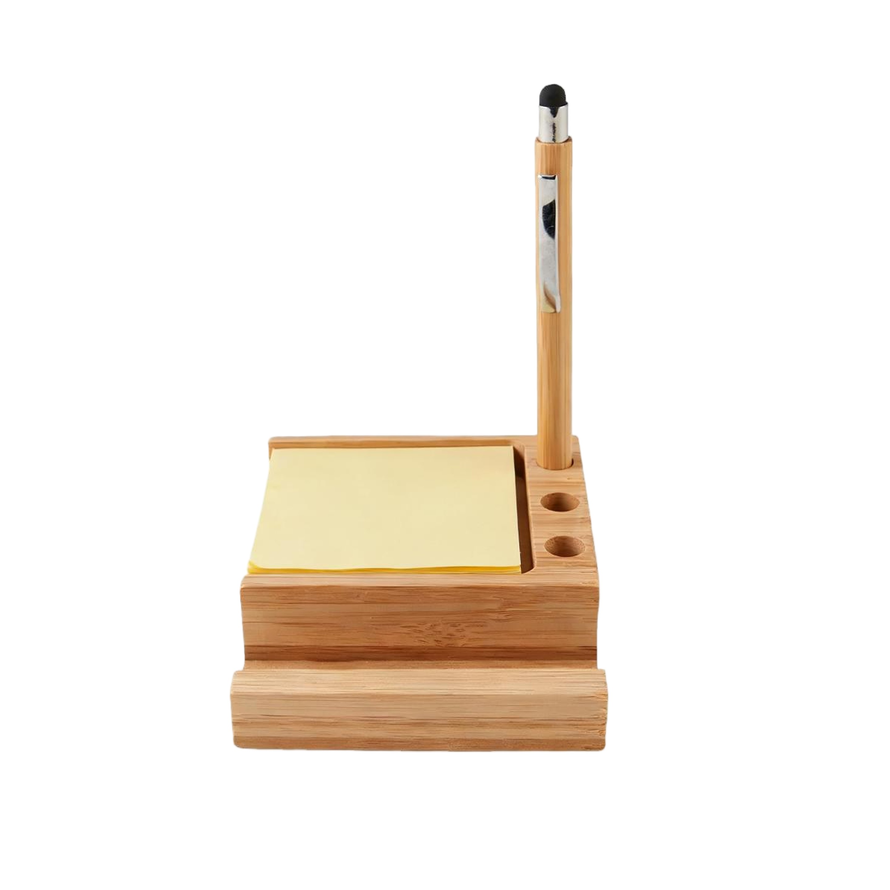 Bamboo Desk Organizer with Phone Holder - OCEAN 3