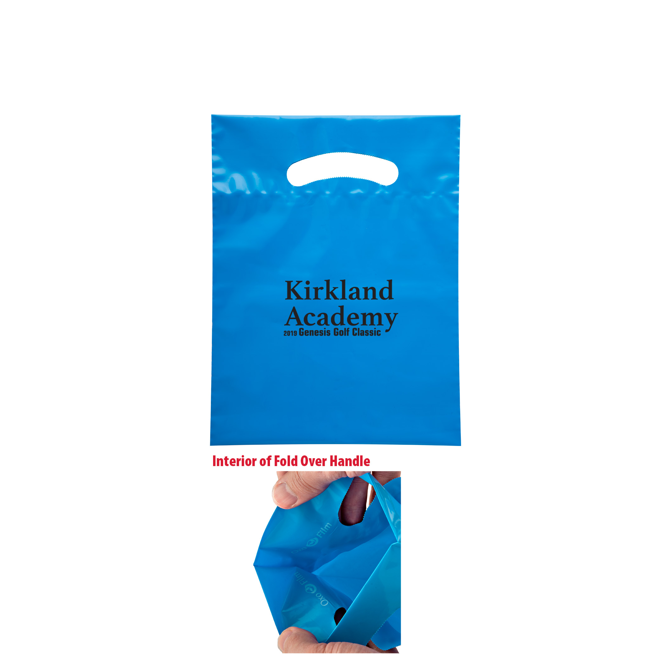 Oxo-Reusable Plastic Fold Over Die Cut Bag 10