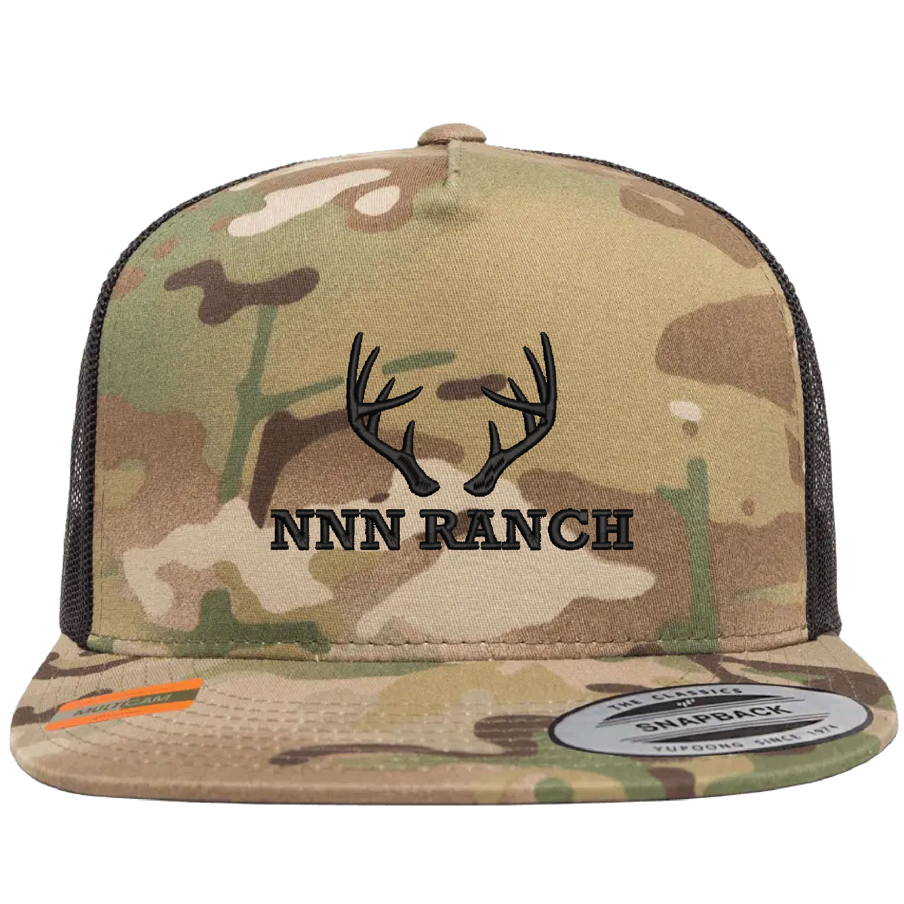 Yupoong 6006MULTI YP Classics Five-Panel Classic Trucker Hat with Leatherette Patches or Embroidery 9