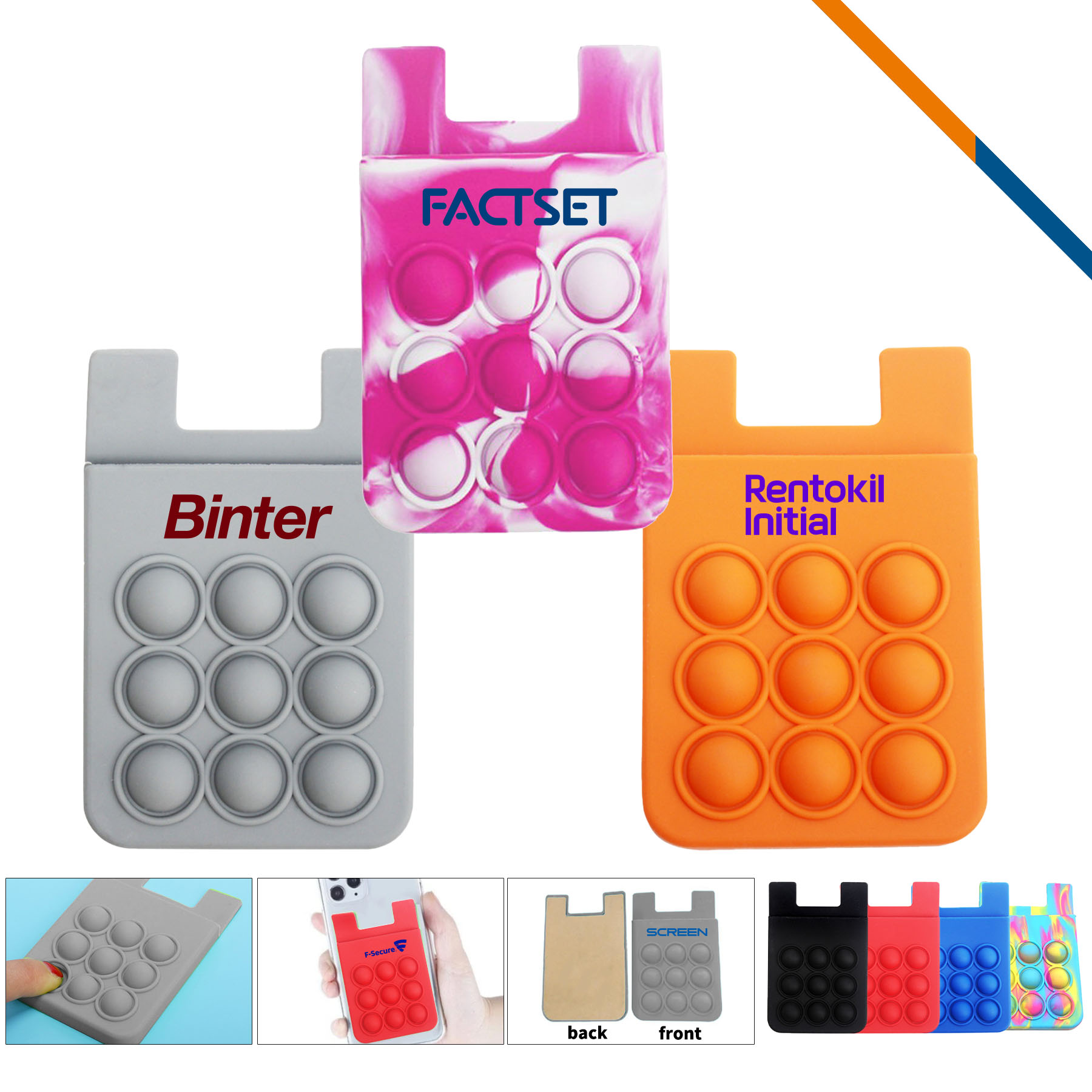 Qimpy Silicone Phone Card Holder 2