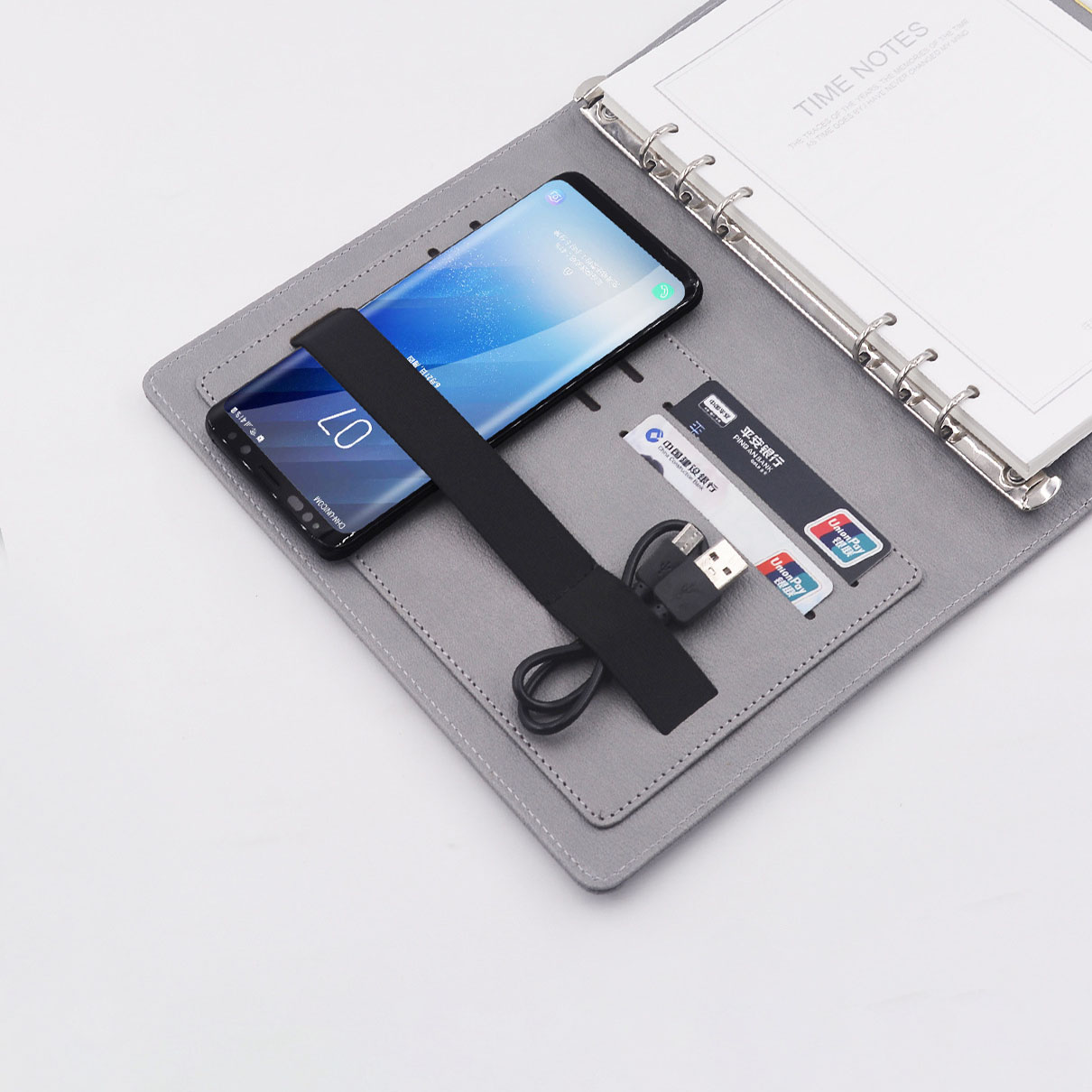 Power Bank Portfolio w/Built-In Mini Lamp 5