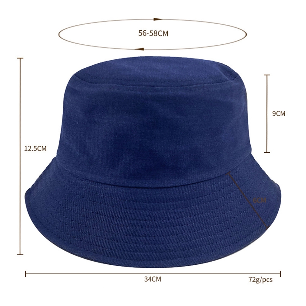 Cotton Style Bucket Hat Summer Outdoor Cap 2