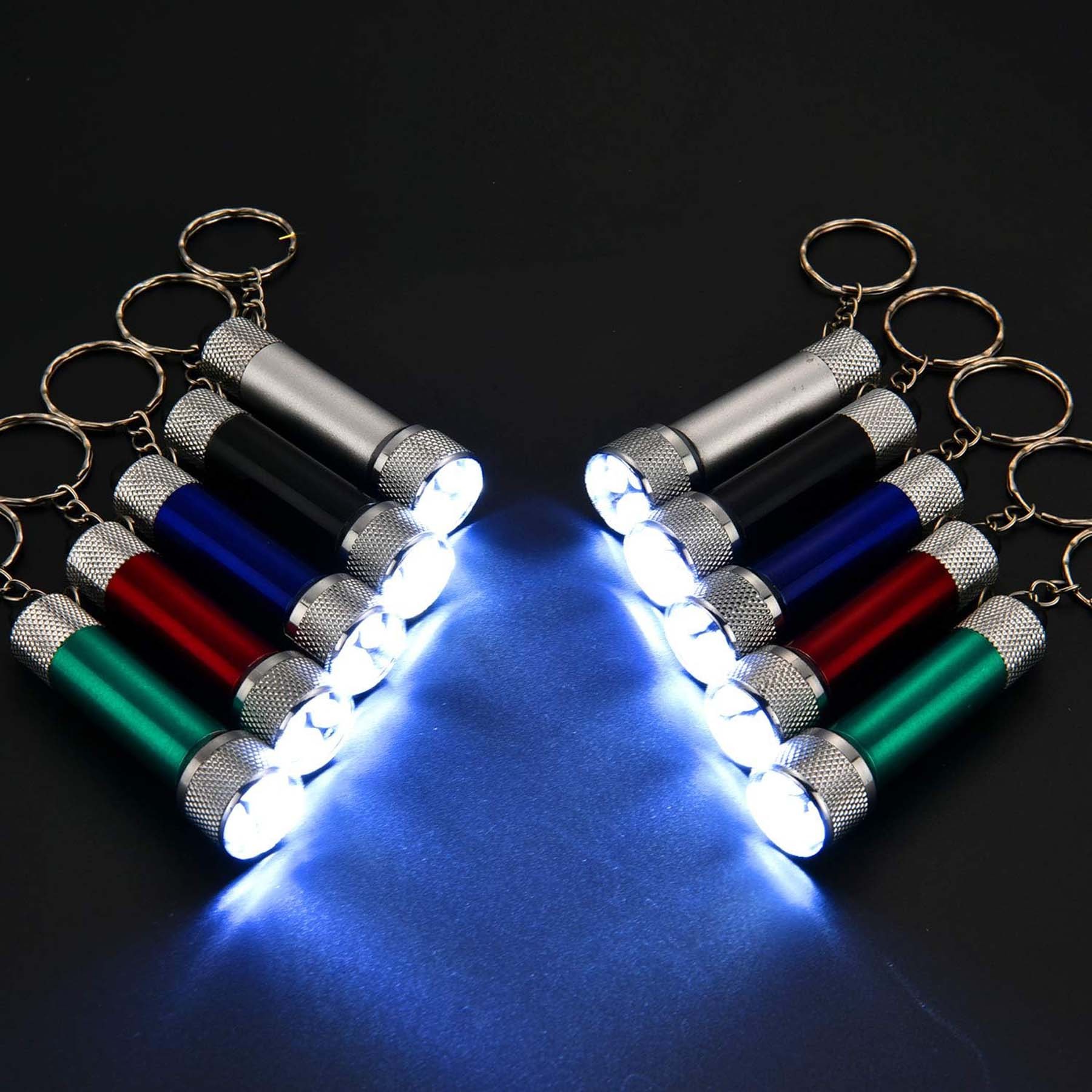 5 Led Aluminum Flashlight Keychain 11