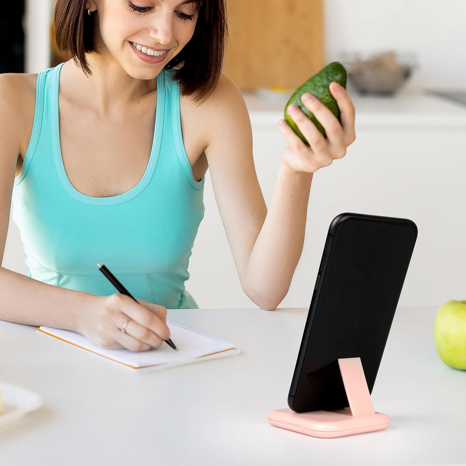 Multi USB Charging Adapter Cable Kit with Makeup Mirror and Phone Stand 9