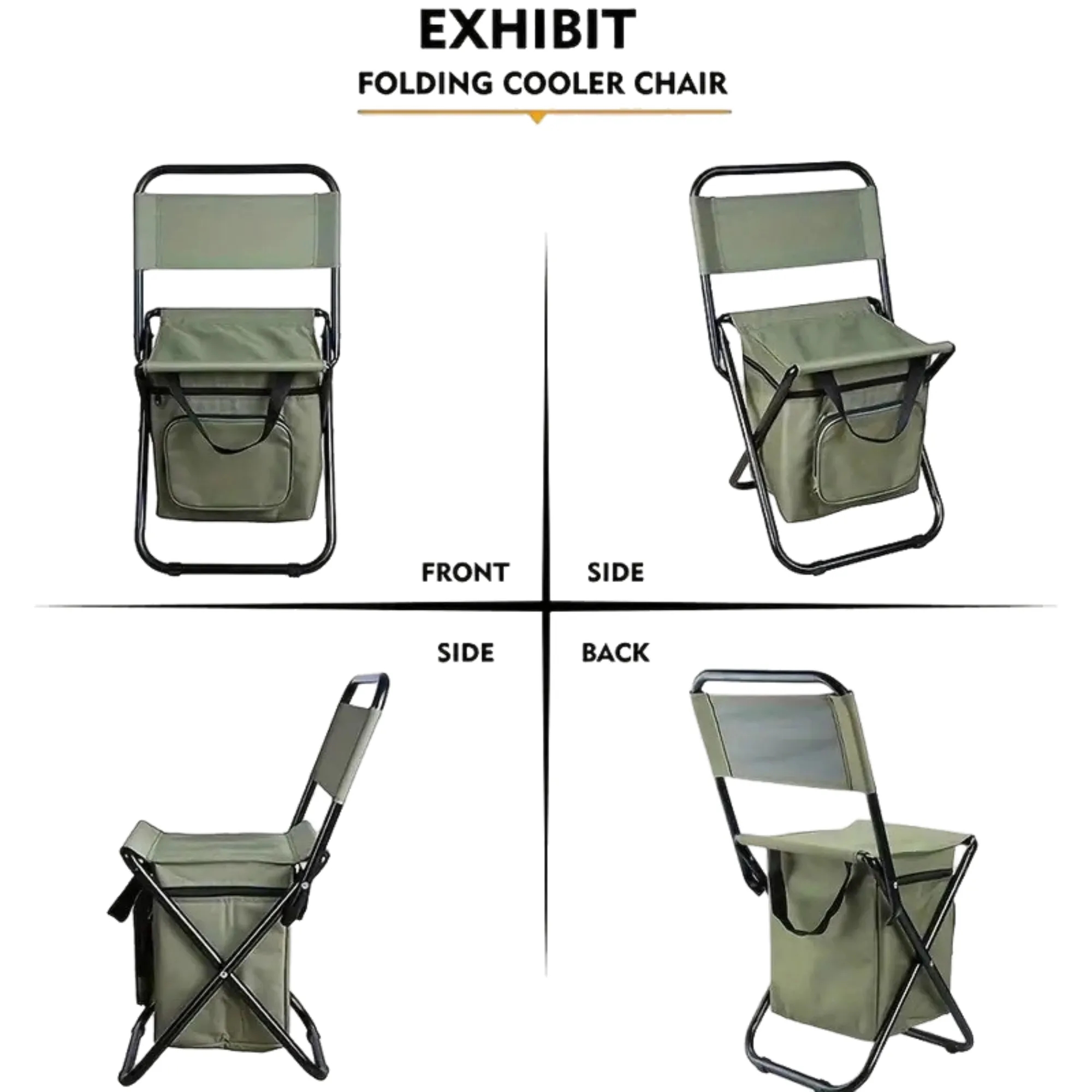 Outdoor Portable Folding Backpack Chair 5