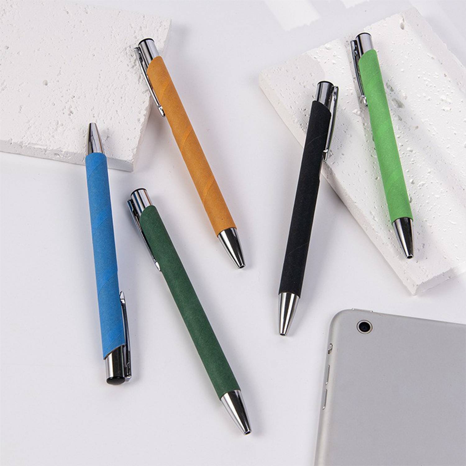 ECO Friendly Retractable Paper Ballpoint Pen 3