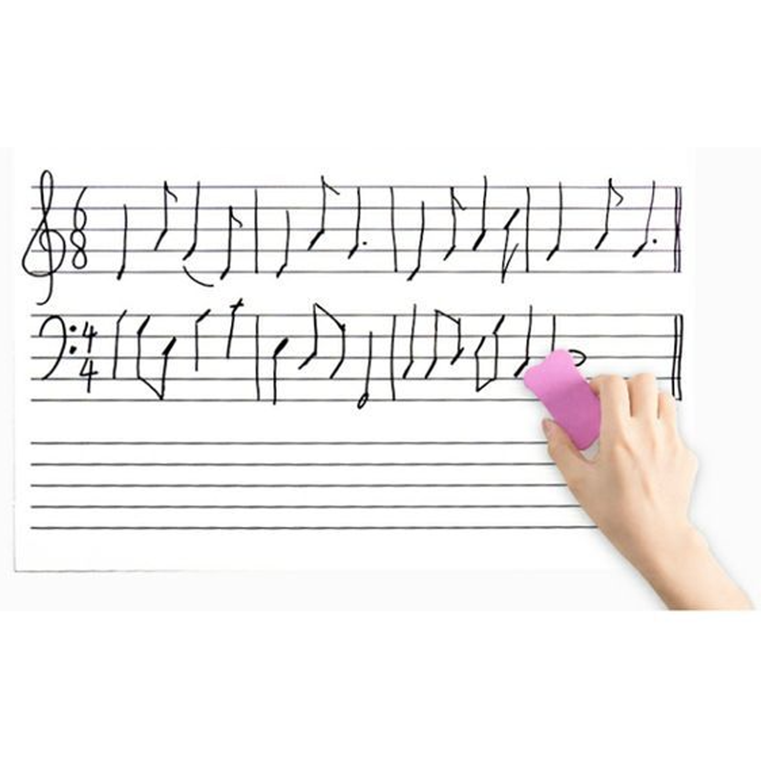 Teaching Erasable Five-Line Staff Soft Magnetic Whiteboard 3