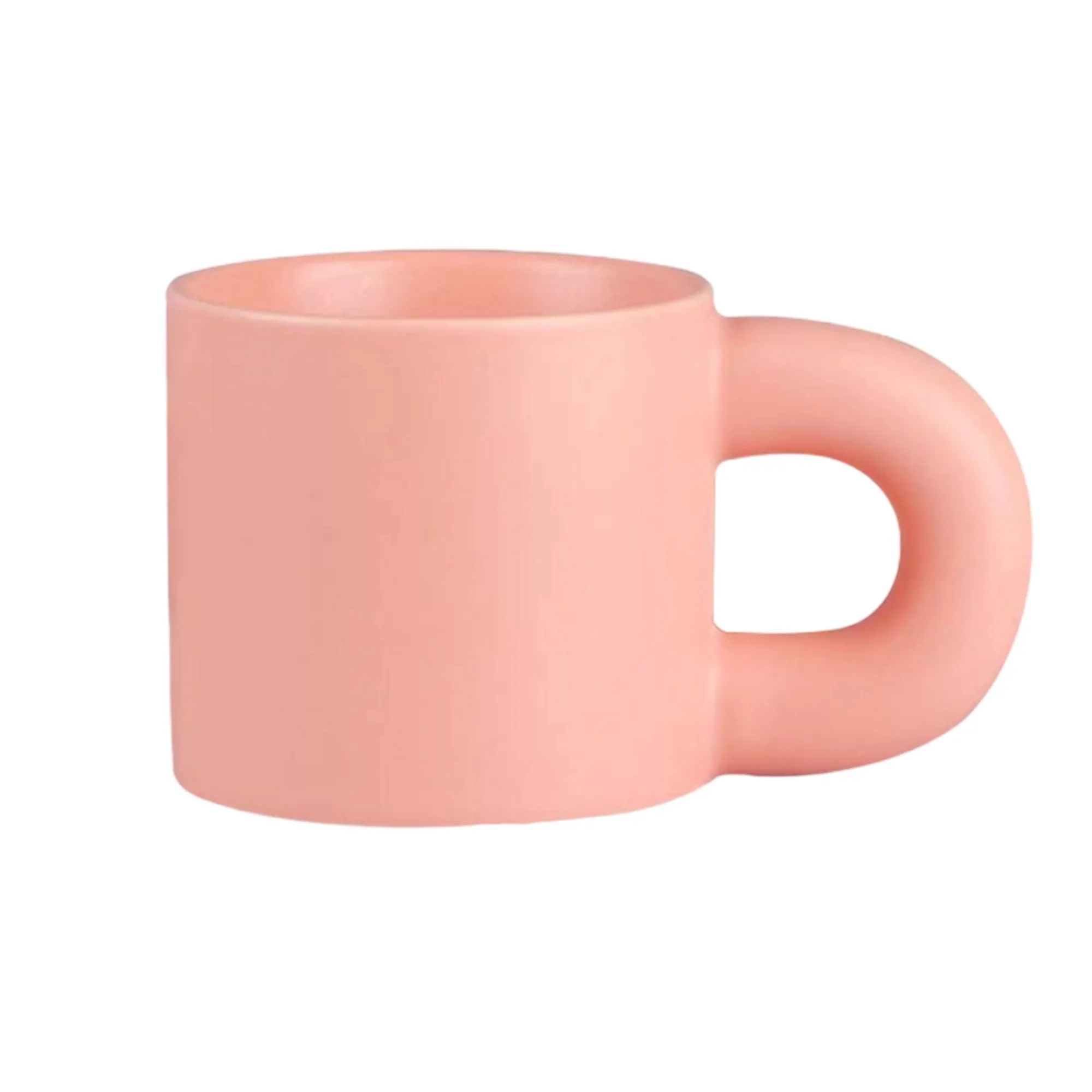 MOQ 50 11oz Chubby Ceramic Mug with Anti-Slip Base 2