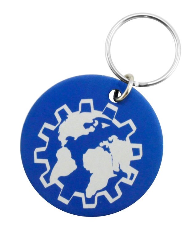 Large Round Aluminum Key Tag 4