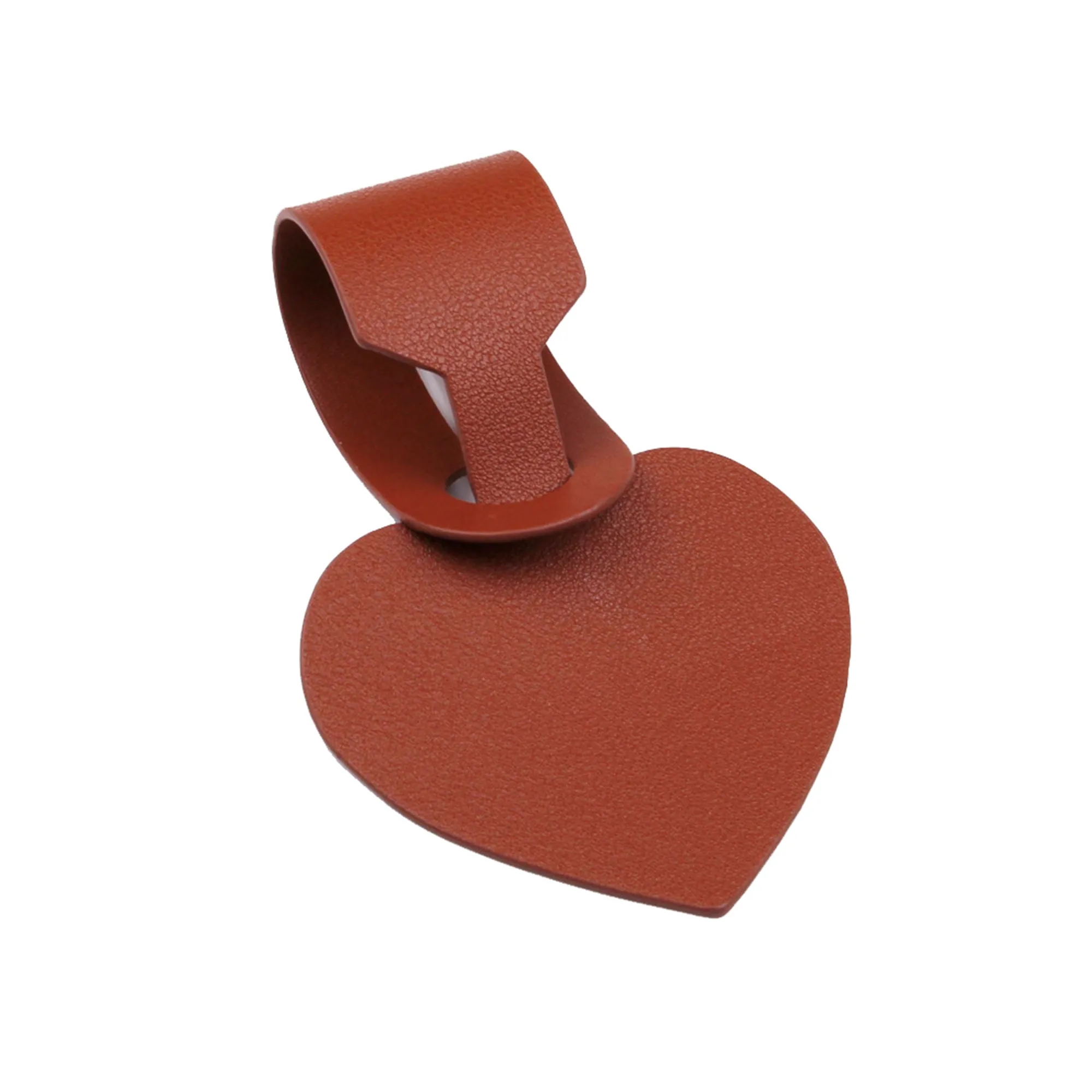 Heart Shape Luggage Tag PU Leather 7
