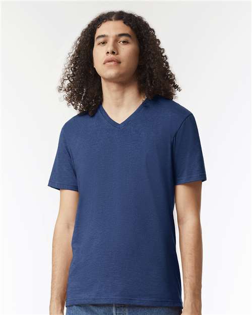 Unisex CVC V-Neck Tee - 2006CVC 73