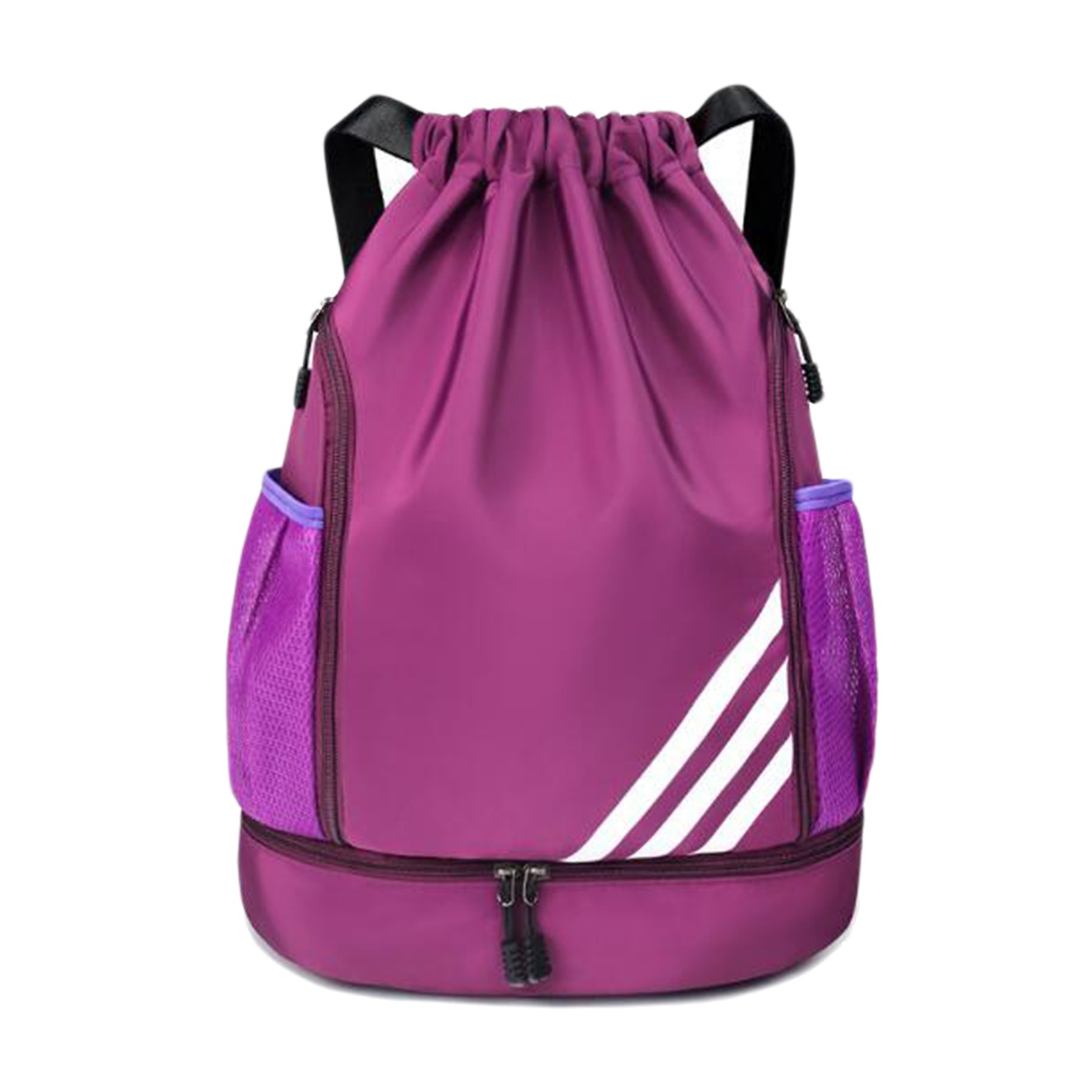 10.63X1.97X6.5 Inch Oxford Fabric Drawstring Backpack 5