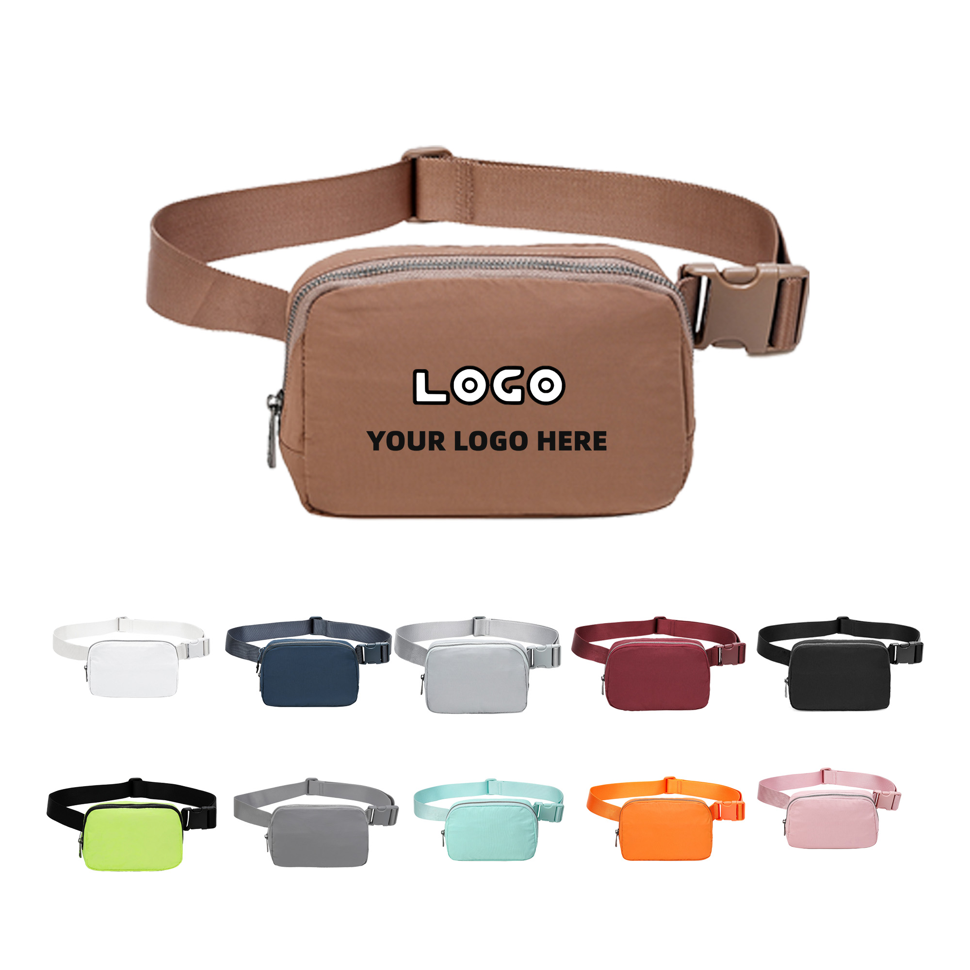 Waterproof Nylon Sports Waist Pack 2