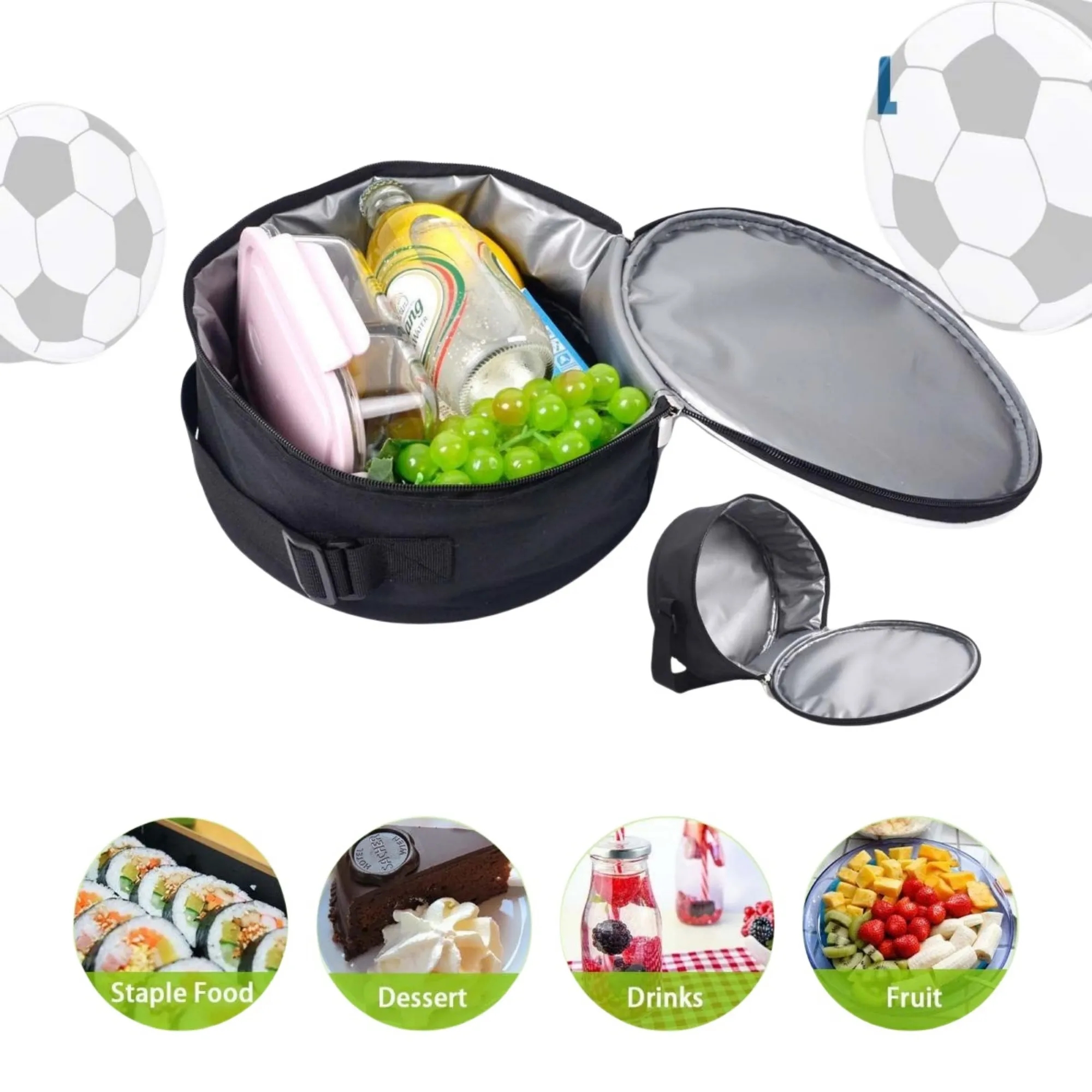 Football Lunch Insulation Bag 18