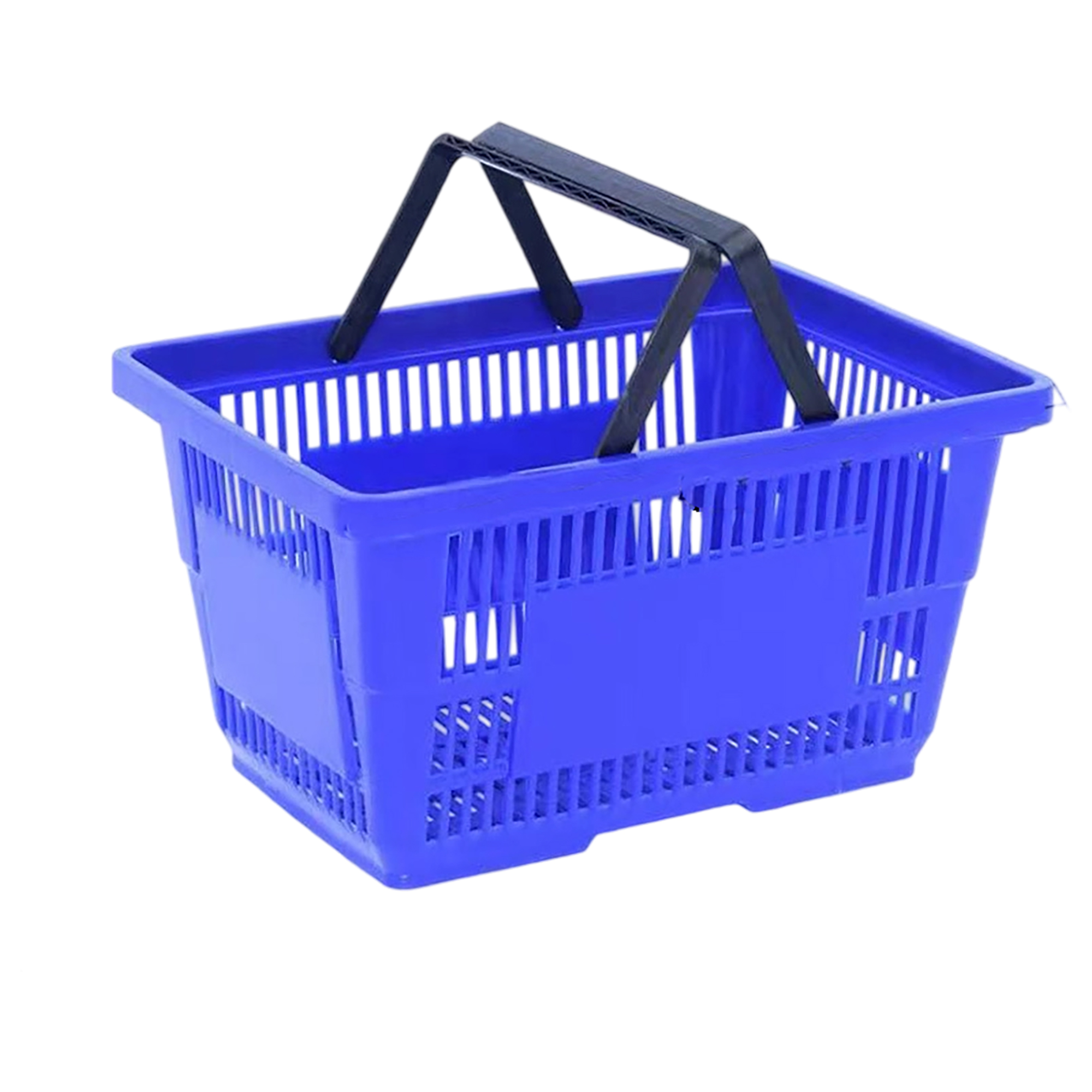 Plastic Rectangle Shopping Basket With Dual Handle 18 Litre 9