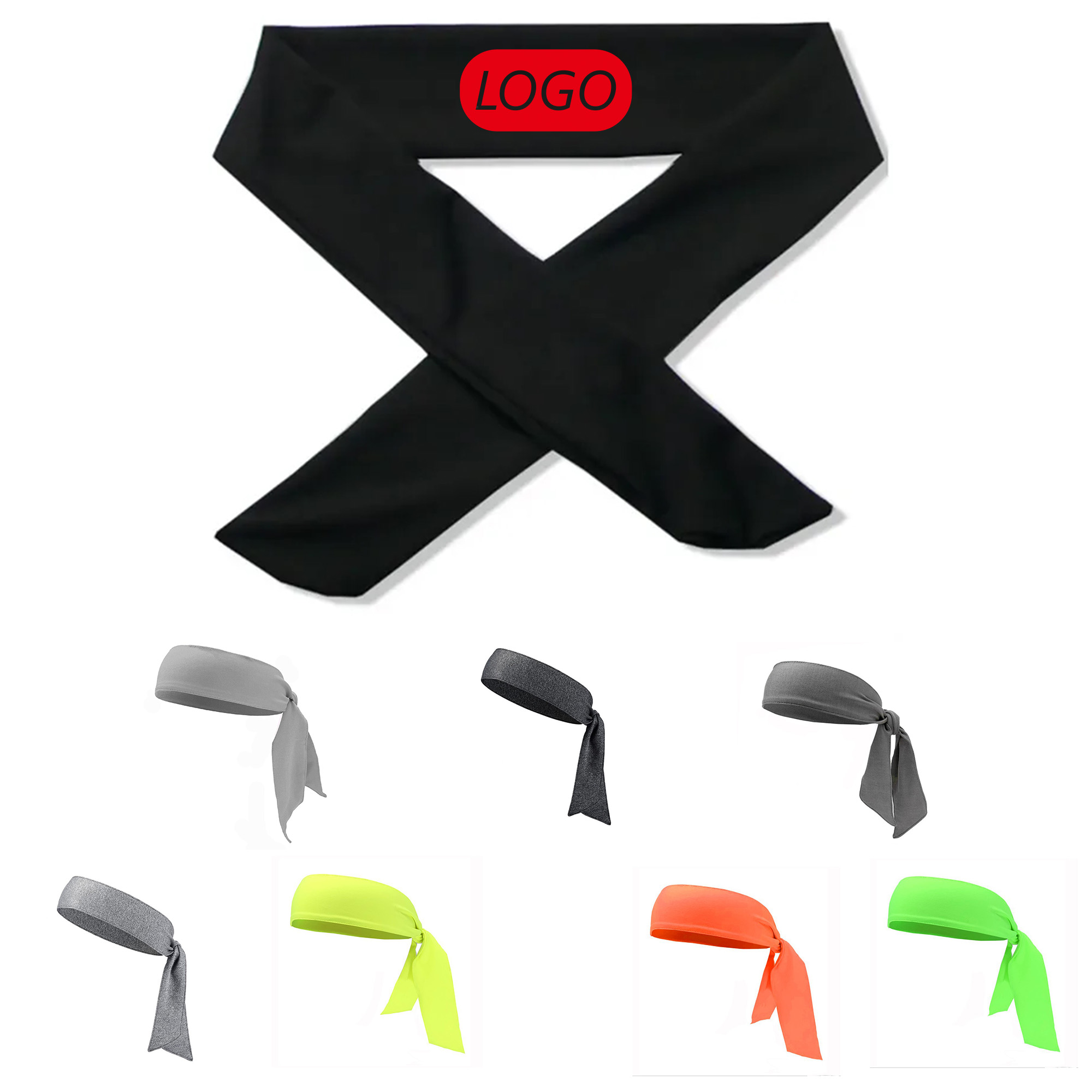Tie Headband Sweatband 2