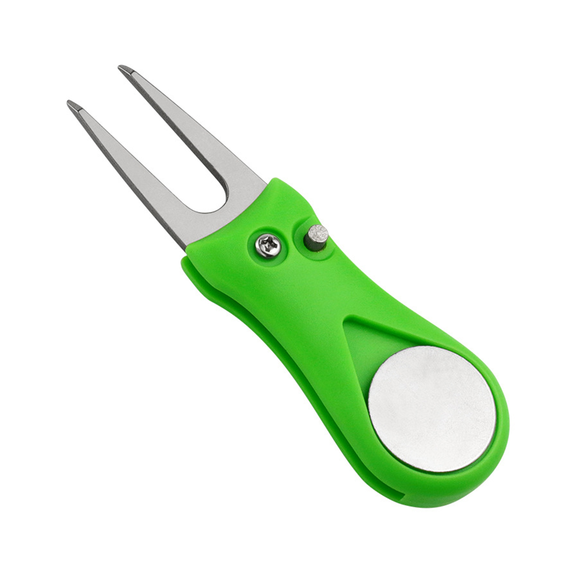 Foldable Golf Divot Repair Tool With Magnetic Marker 2.75" By 1.2" 4