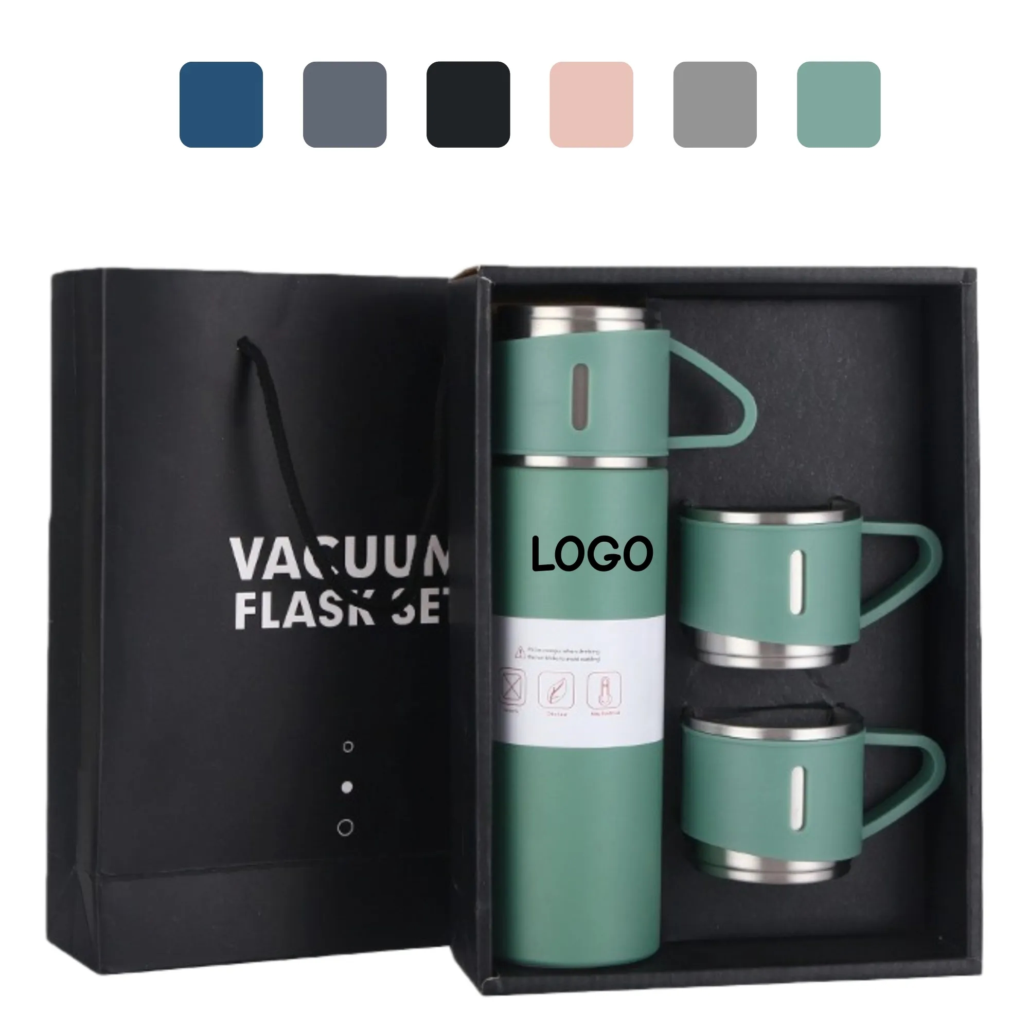 Stainless Steel Tumbler Gift Set Custom Logo Box