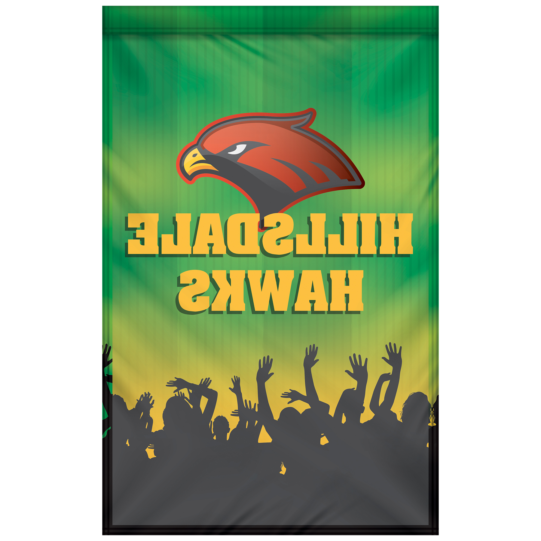 12" x 18" Custom Single Reverse Garden Banner 4