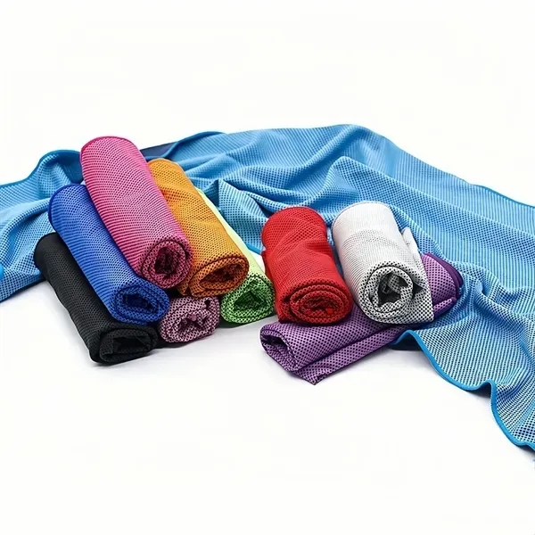 Microfiber Cooling Towel - Instant Chilly Cold Wrap 4