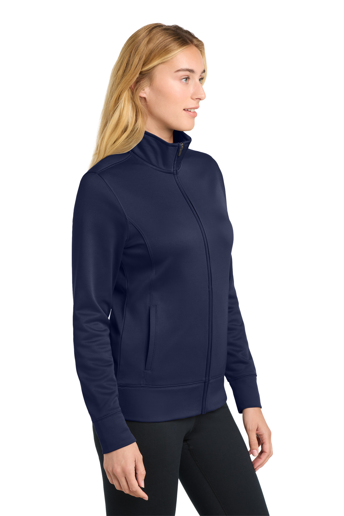 Sport-Tek Women's Sport-Wick Fleece Full-Zip Jacket. LST241 4