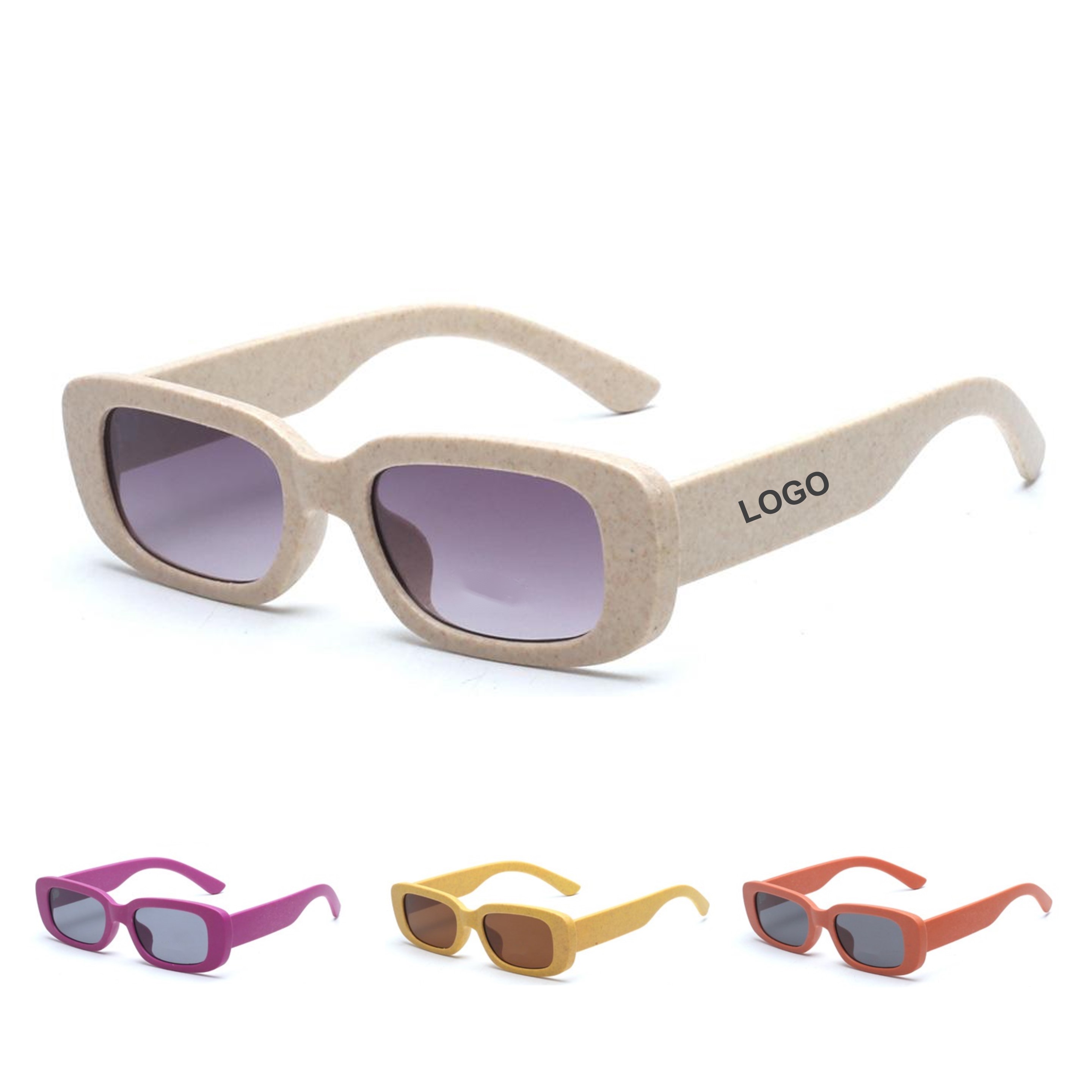 Wheat Straw Sunglasses (direct import) 2