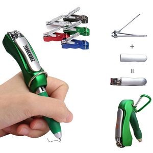 2 In 1 Folded Pen With Nail Clipper 25