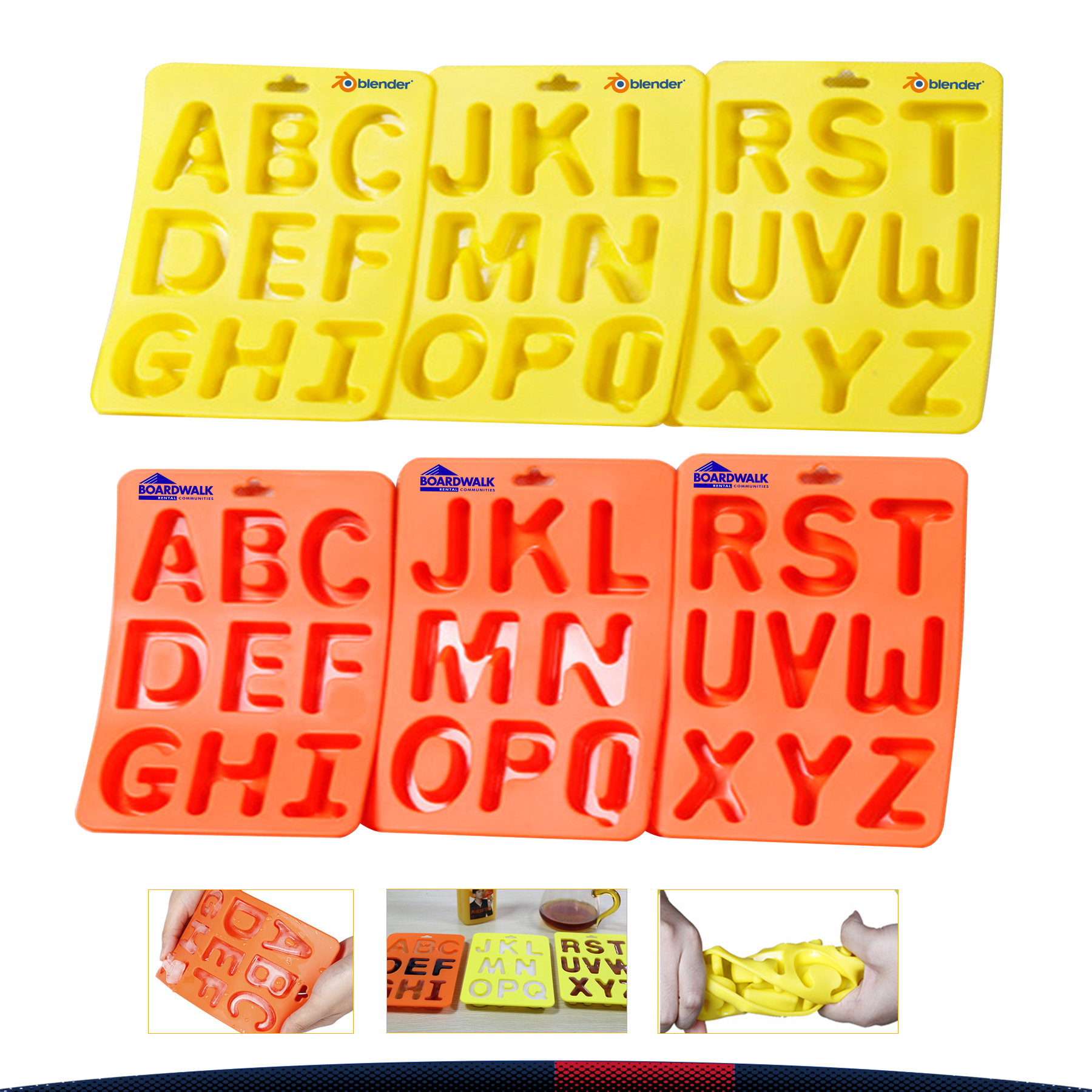 Letters Ice Cube Mold 8