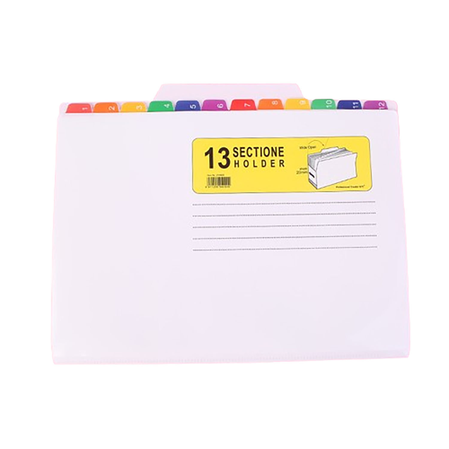Multi Compartment Color Tab Organization Folder 5