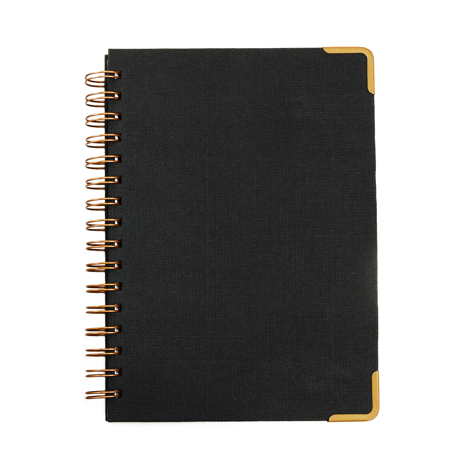 Woven Paper Hardback With Metal Accents Notebook