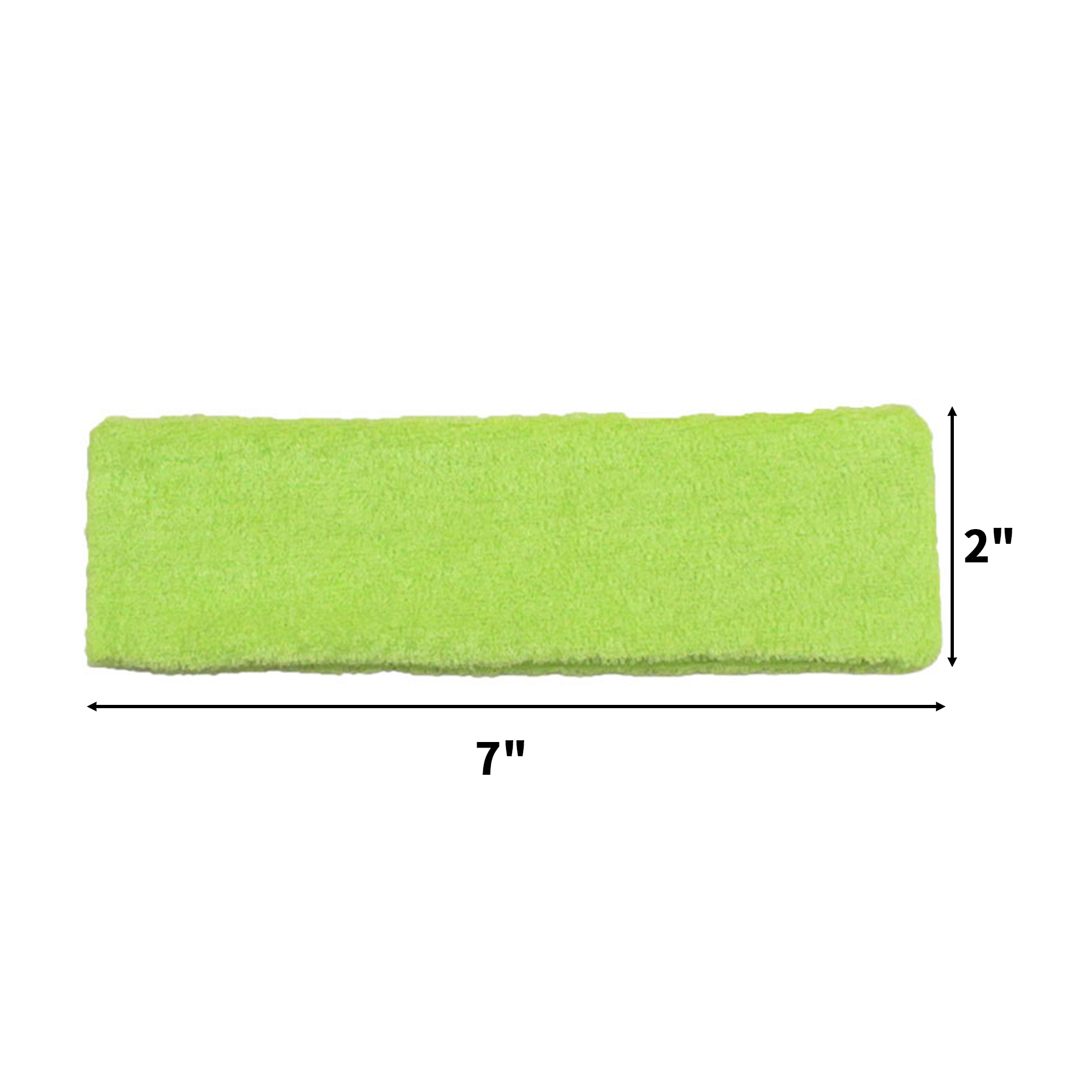Elastic Sports Sweatband 7" By 2" 4