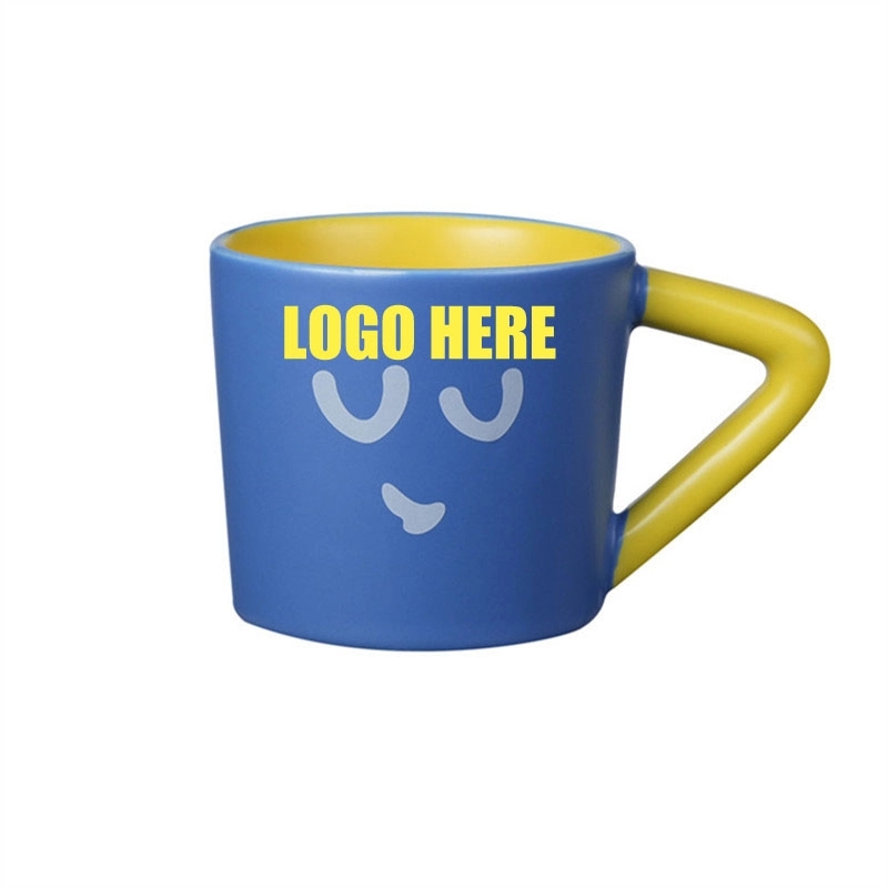 Custom 12 OZ Ceramic Cute Milk Coffee Mug 2