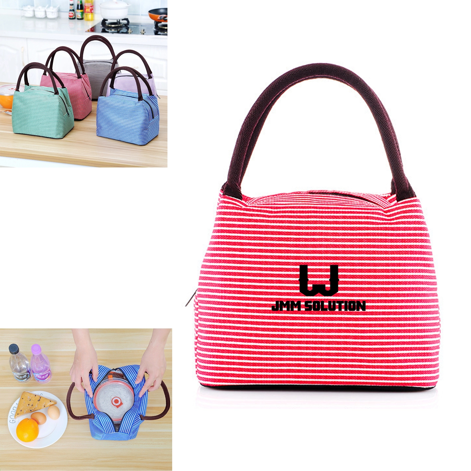 Reusable Insulated Tote Lunch Bag 2