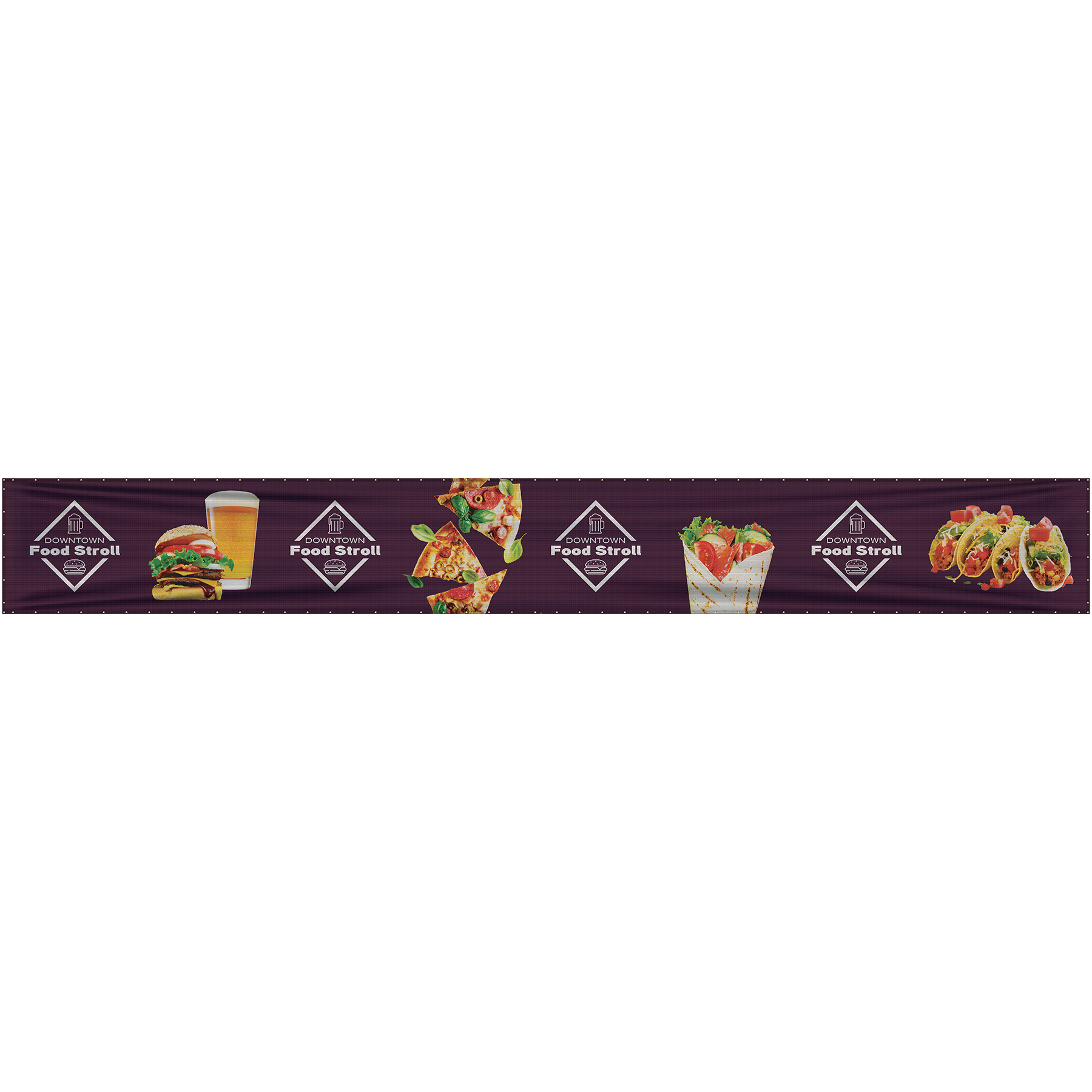 6' x 48' Premium Polyester Mesh Banner 14