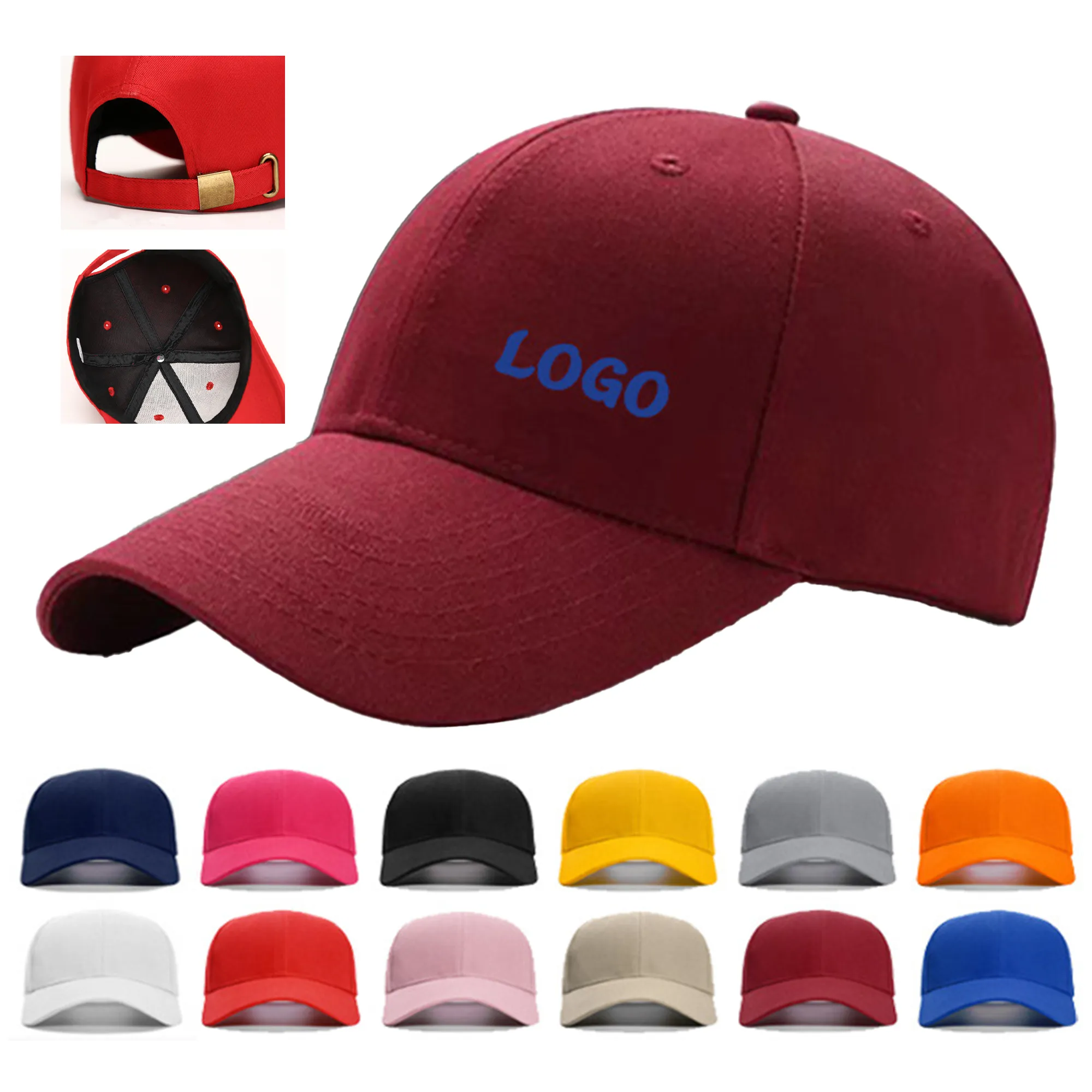MOQ 20 Travel Volunteer School Contton Baseball Cap 13