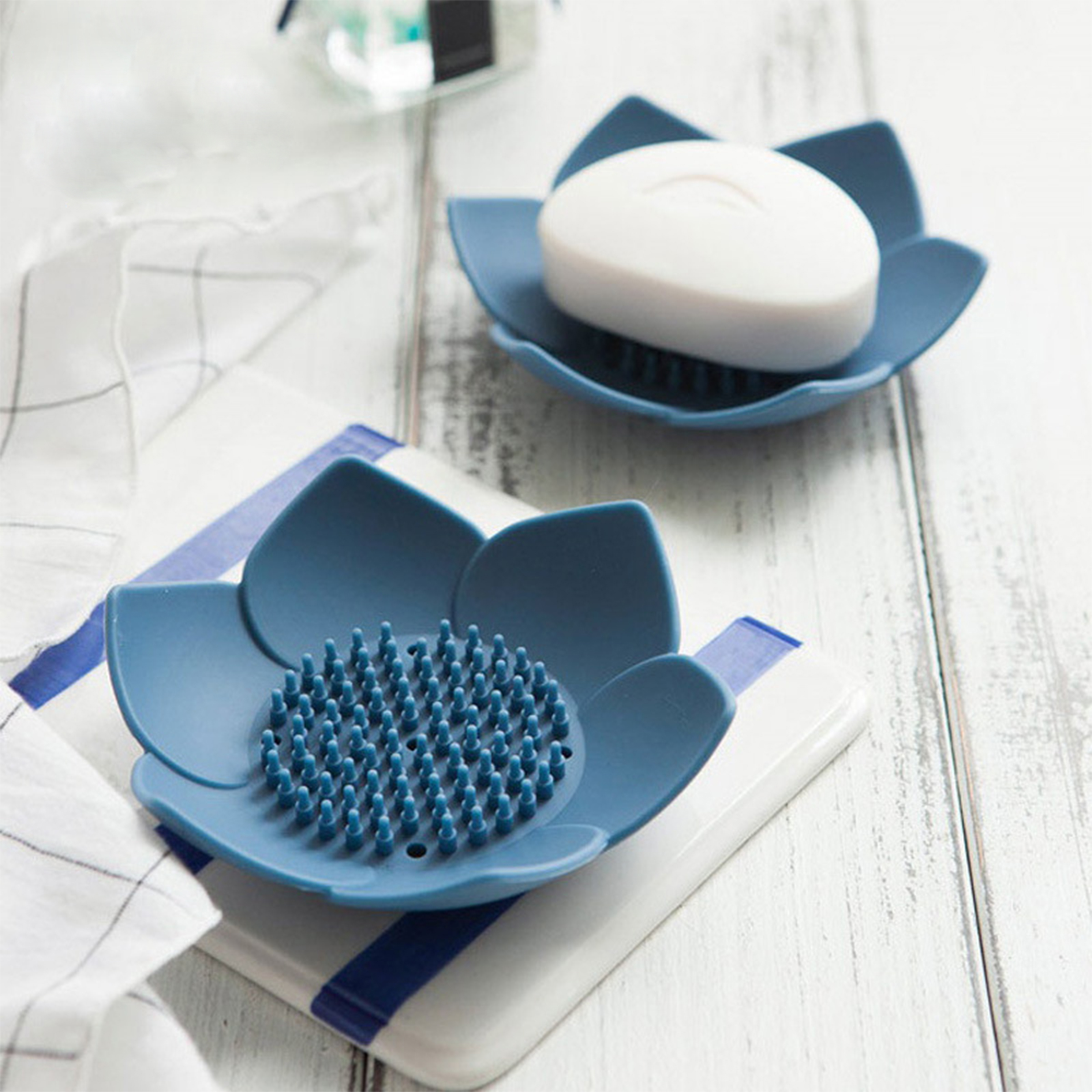Silicone Bathroom Soap Tray 4