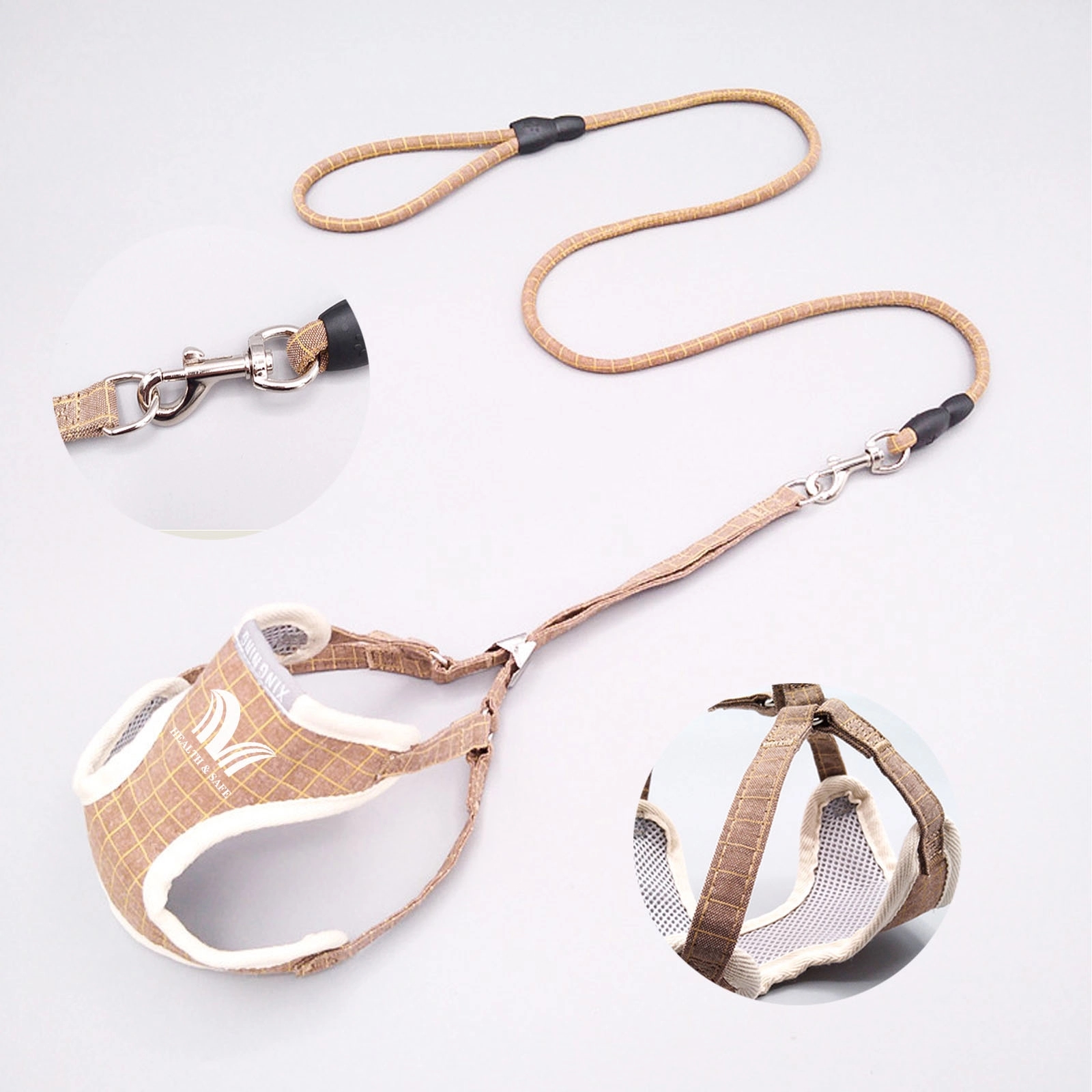 Adjustable Nylon Dog Harness Leash 2