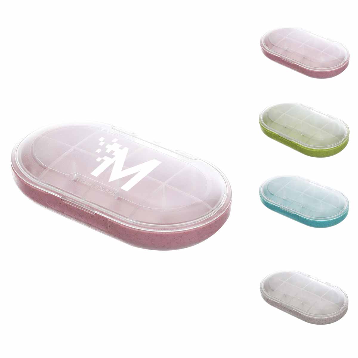 Eight-Compartment Plastic Pill Box 3