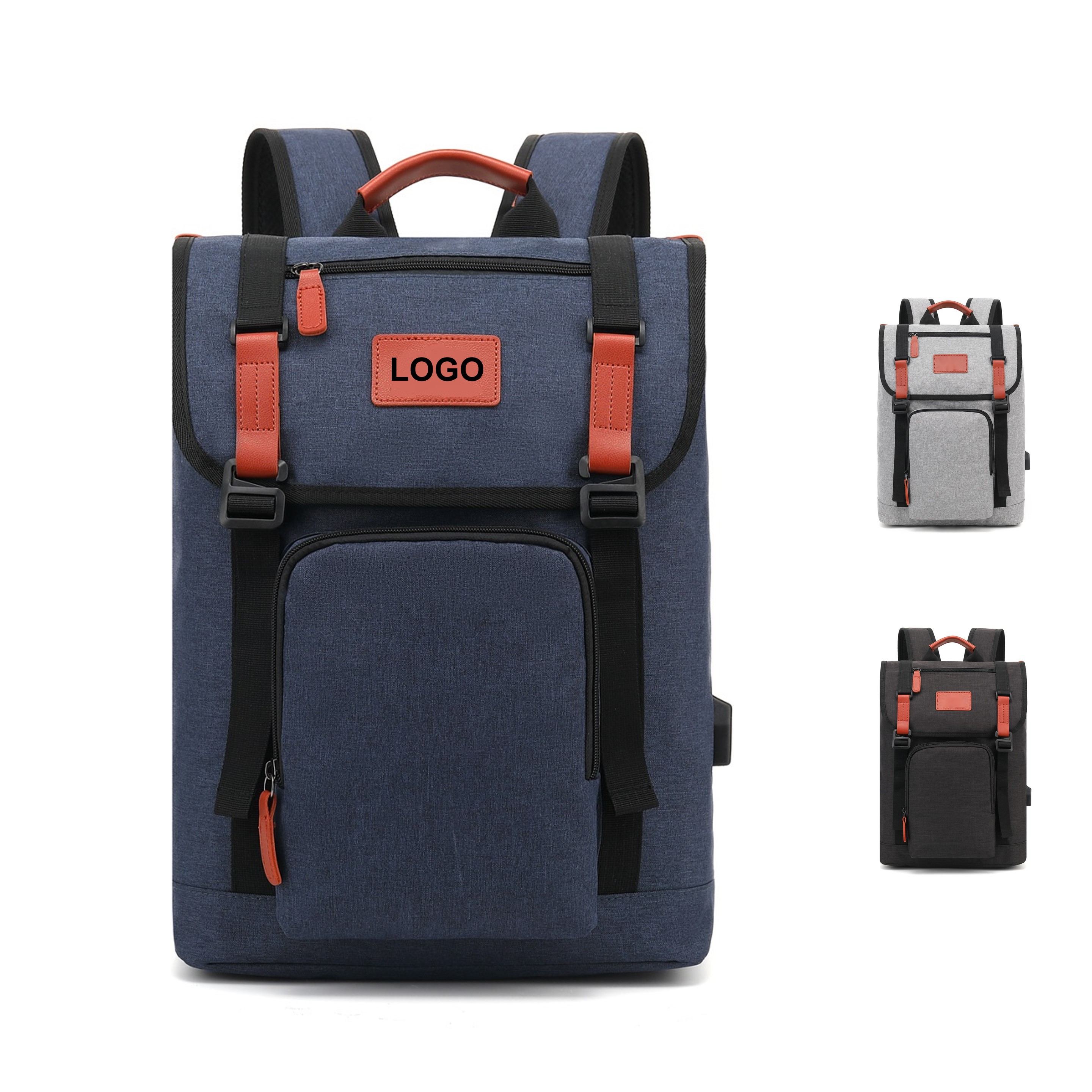 Travel Laptop Backpack with Charging Port (direct import) 2