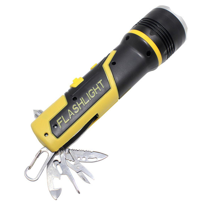 Multi Functional Emergency Tools / LED Flashlight Torches / Safety Hammers 3