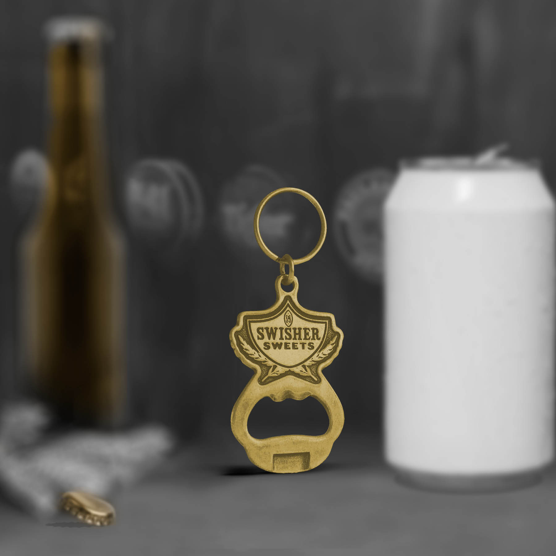Custom 2 in 1 Can and Bottle Key Chain Opener (Econo) 4