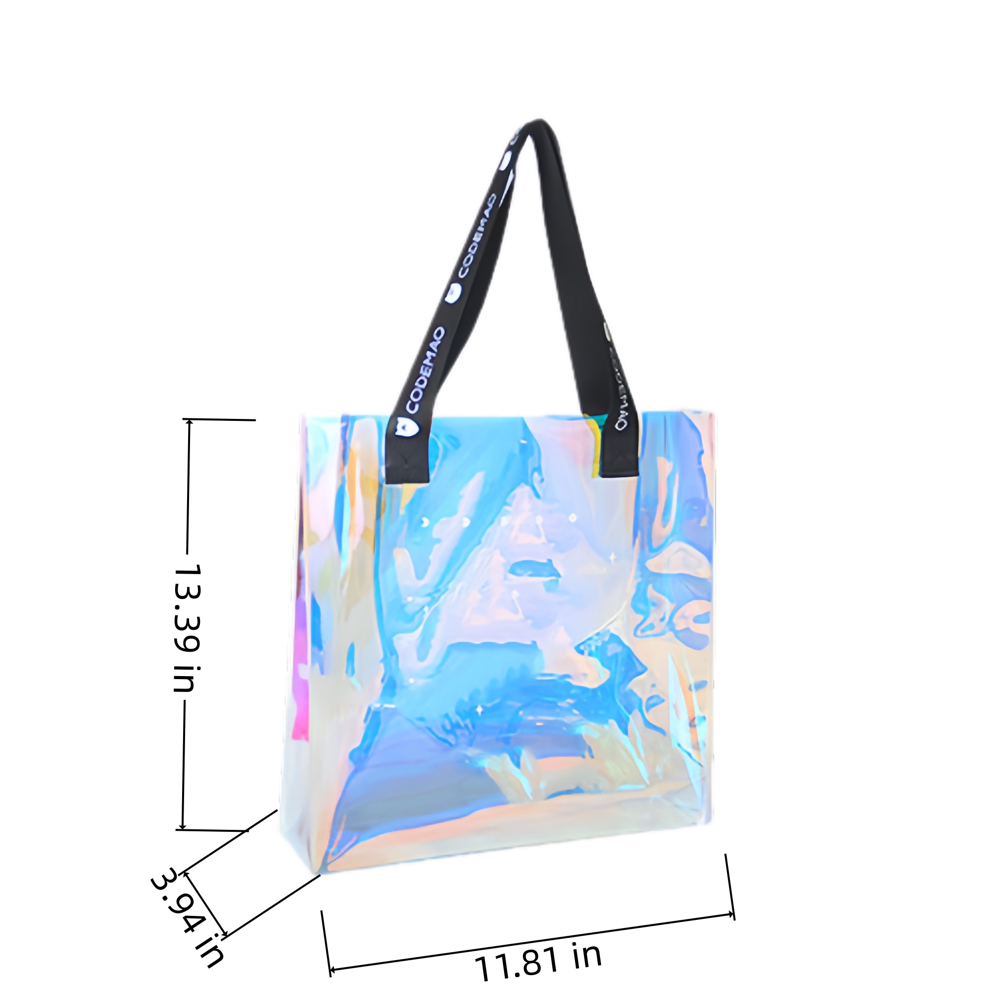 PVC Laser Iridescent Handheld Bag 3