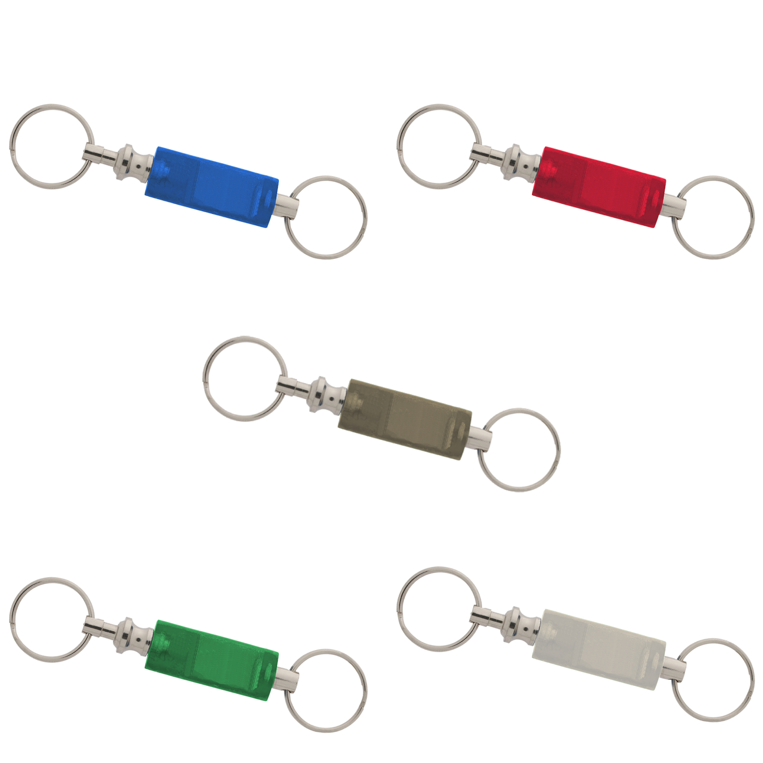Valet Key Tag Detachable Keychain 6