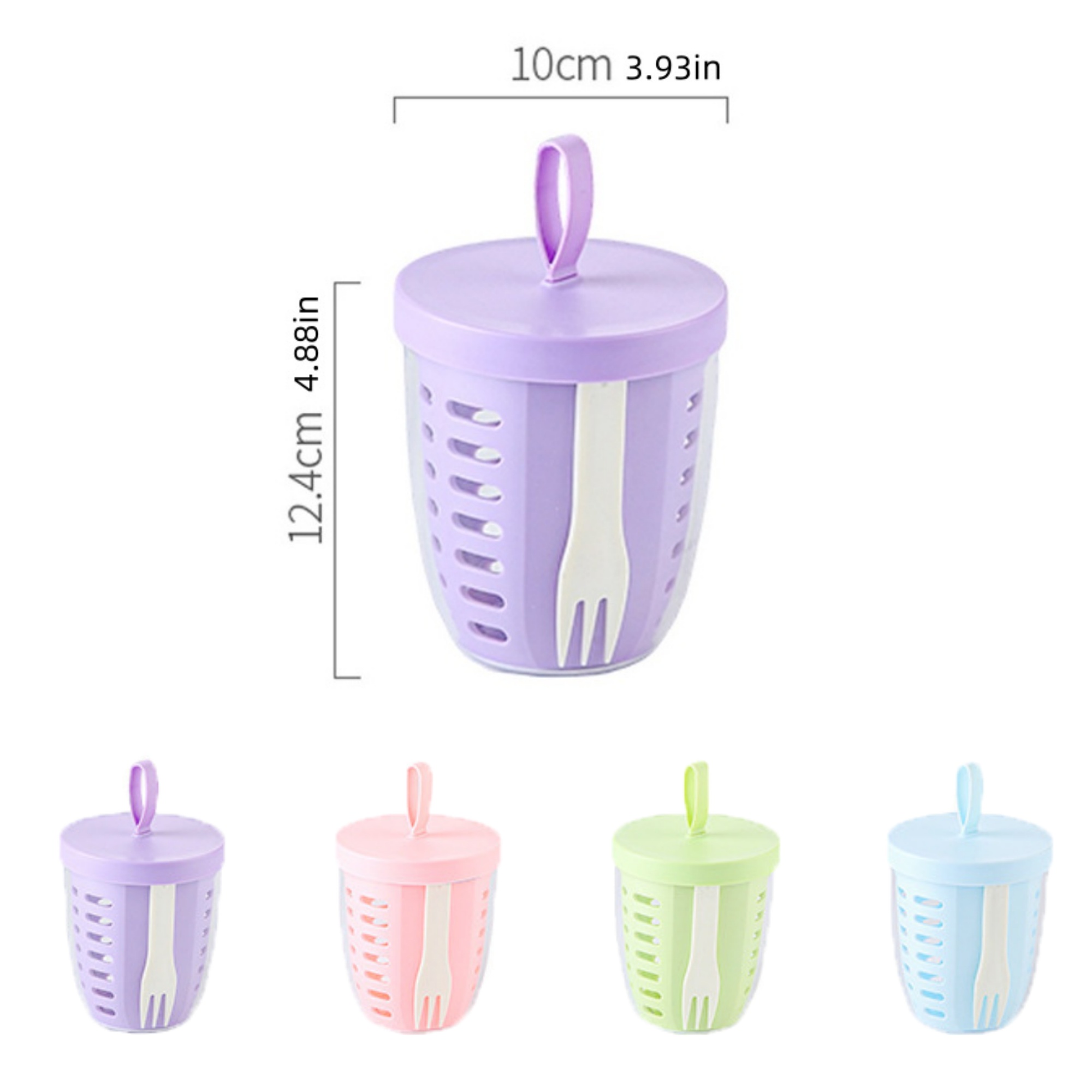 Customized double-layer draining fruit cup 1