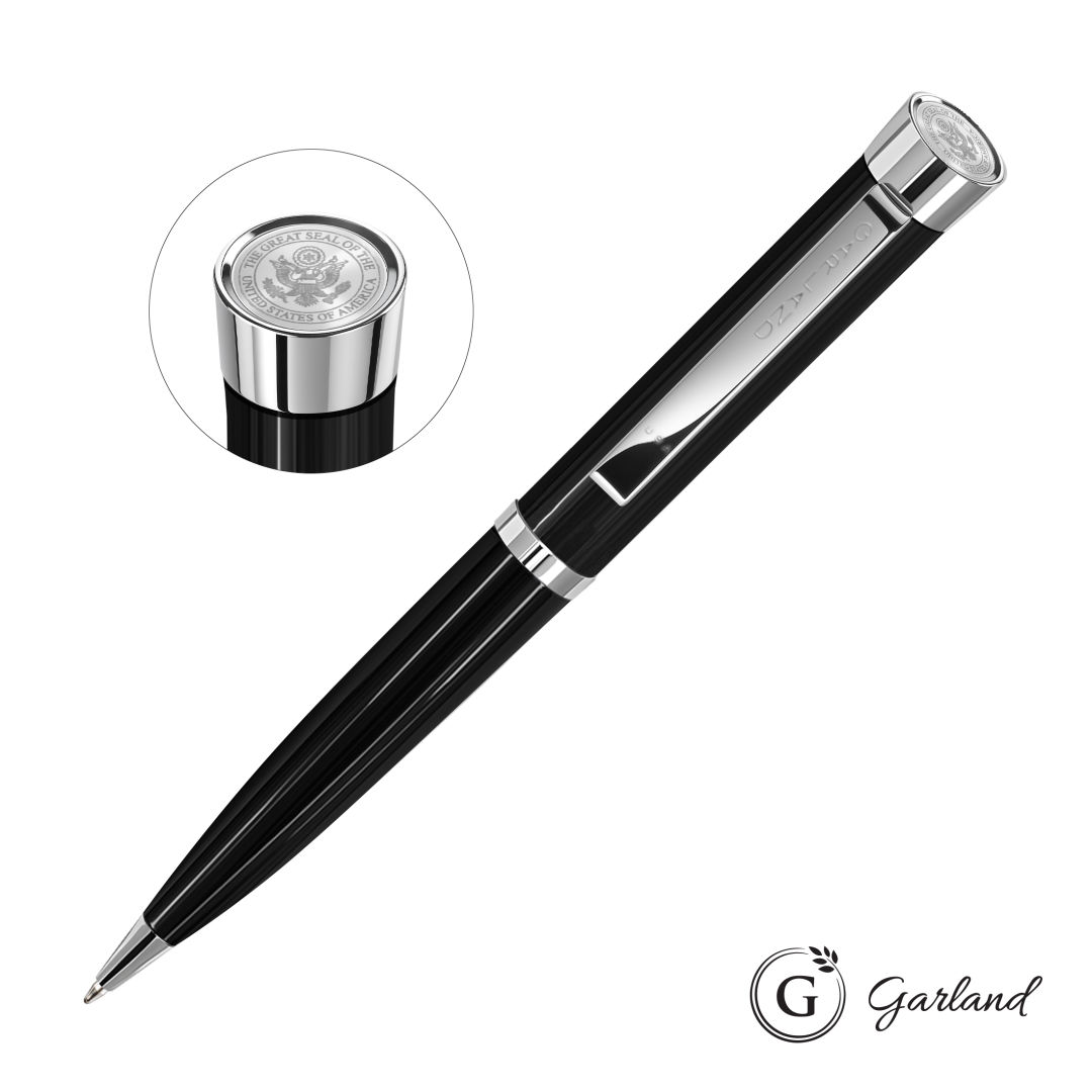 Garland® Executive Color Custom Emblem Pen - Chrome 2